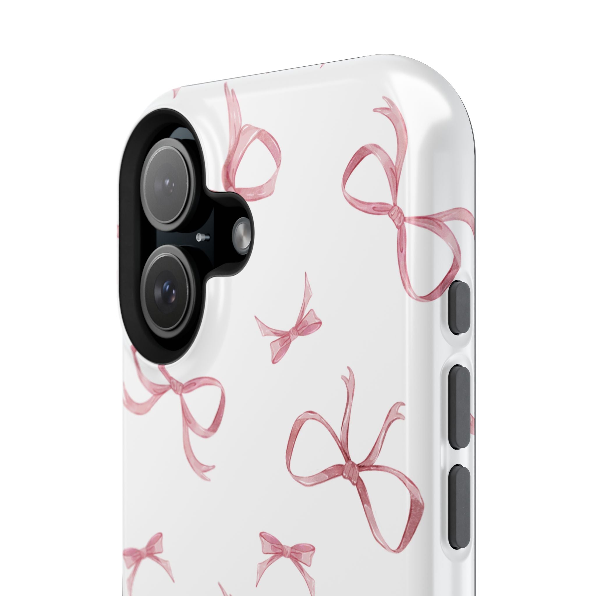 Customizable: Coquette Bow Stylish Impact-Resistant Phone Case