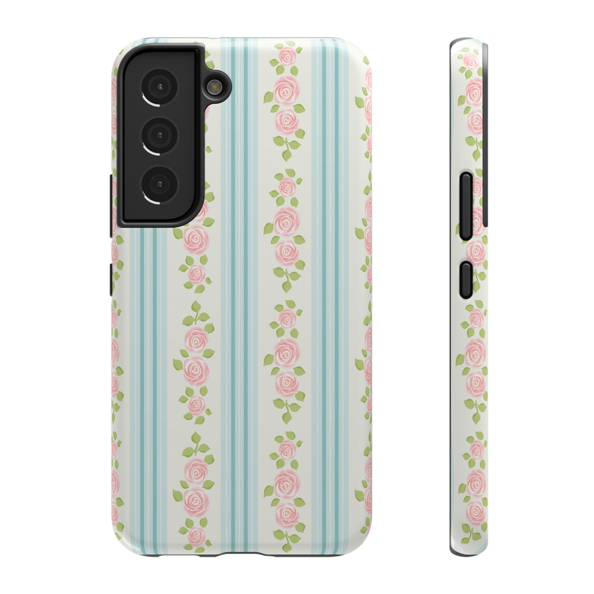 Customizable: Floral Impact-Resistant Phone Case