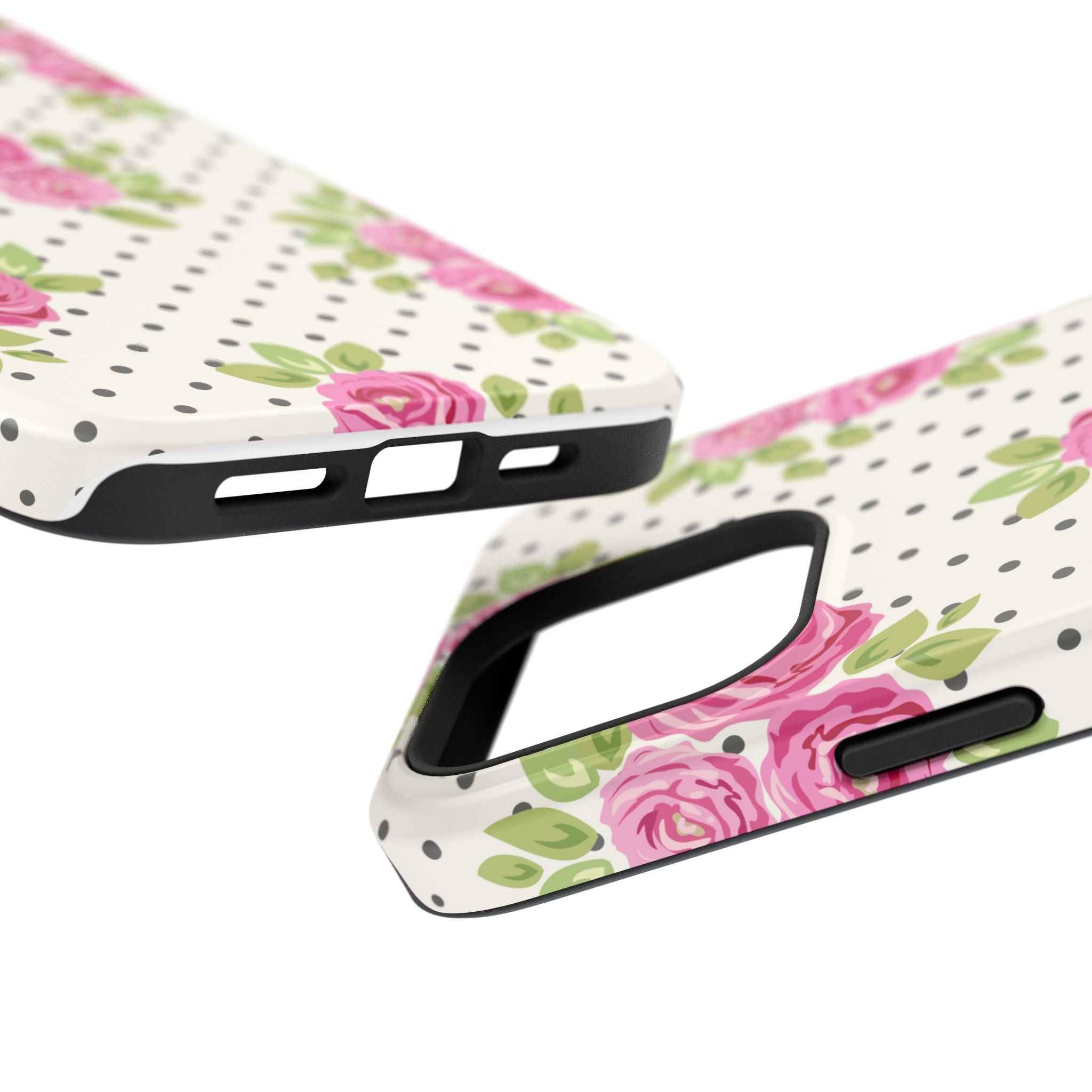 Customizable: Floral Polka Dot Phone Case