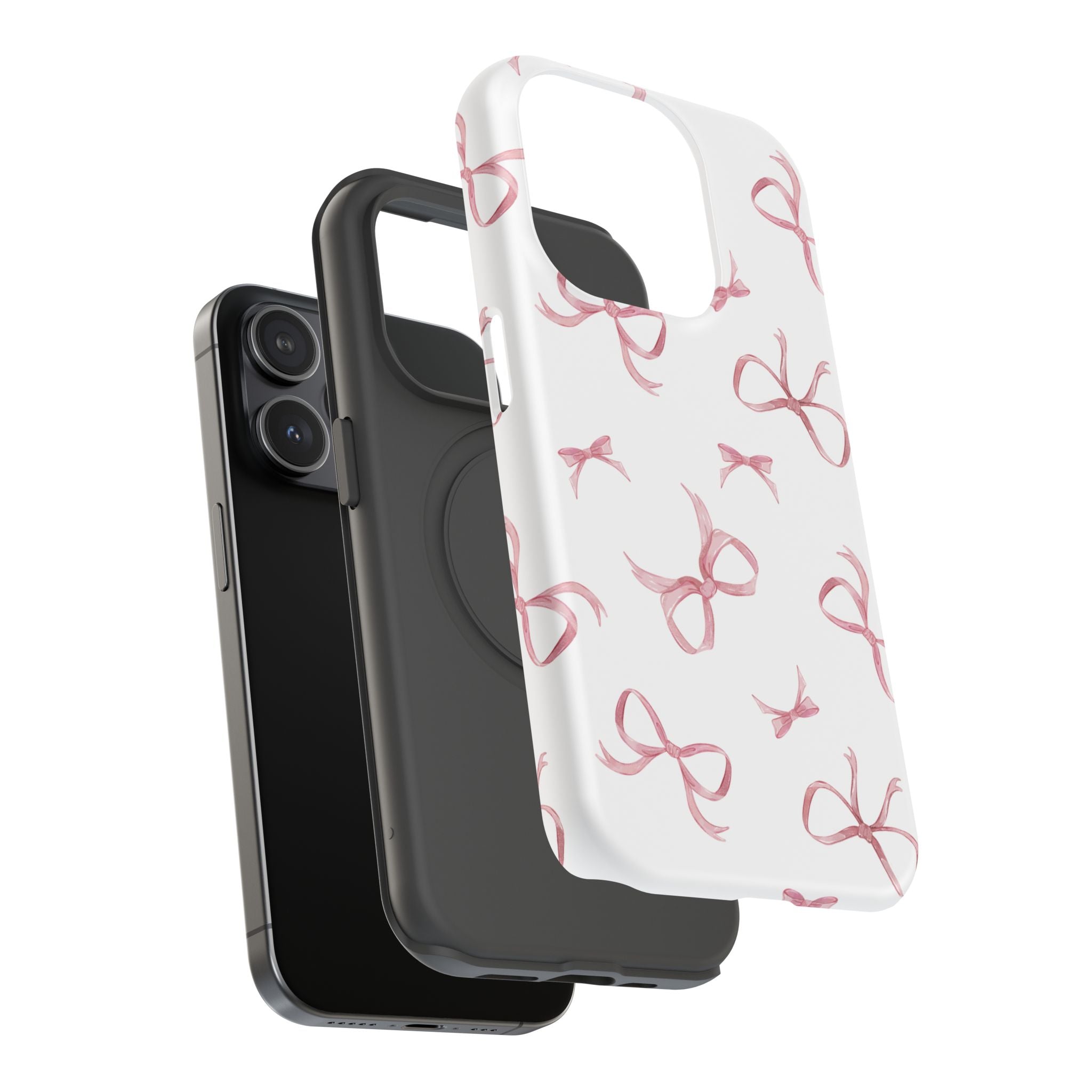 Customizable: Coquette Bow Stylish Impact-Resistant Phone Case