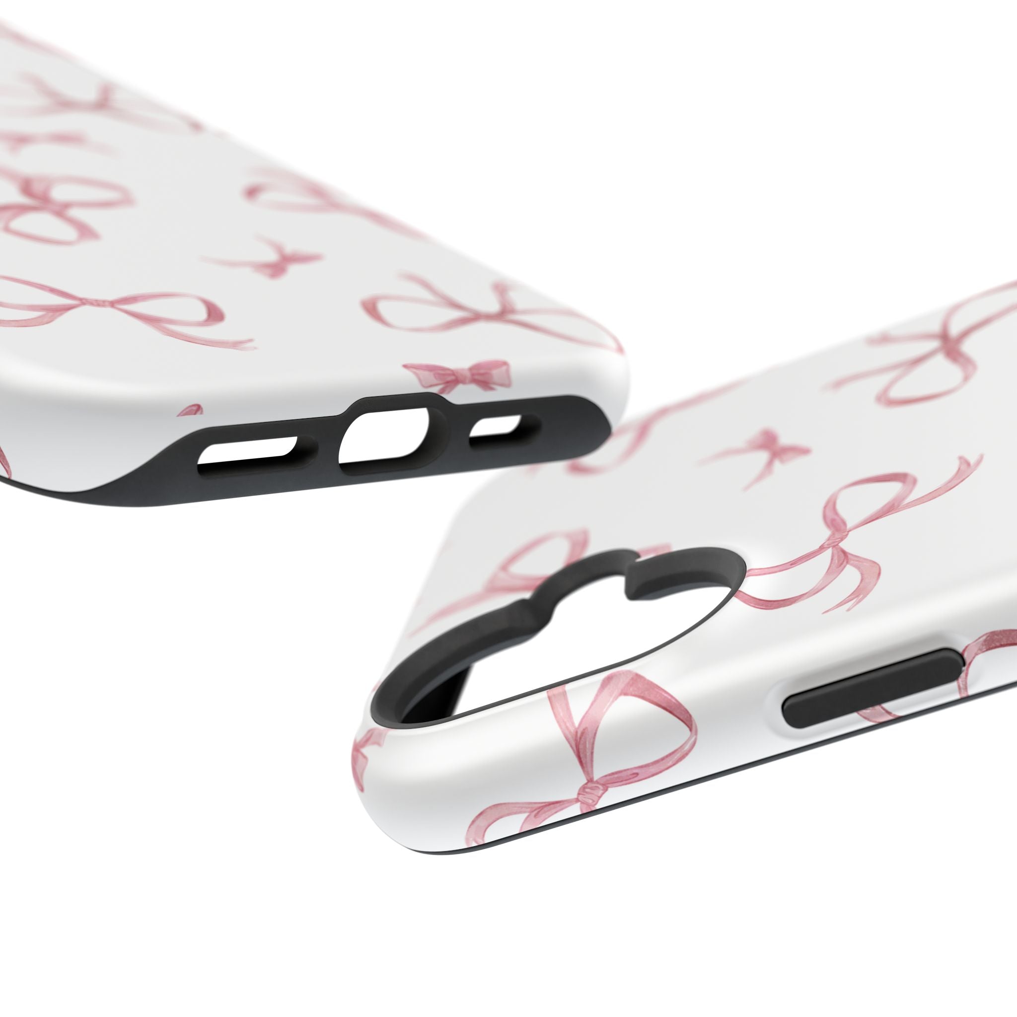 Customizable: Coquette Bow Stylish Impact-Resistant Phone Case