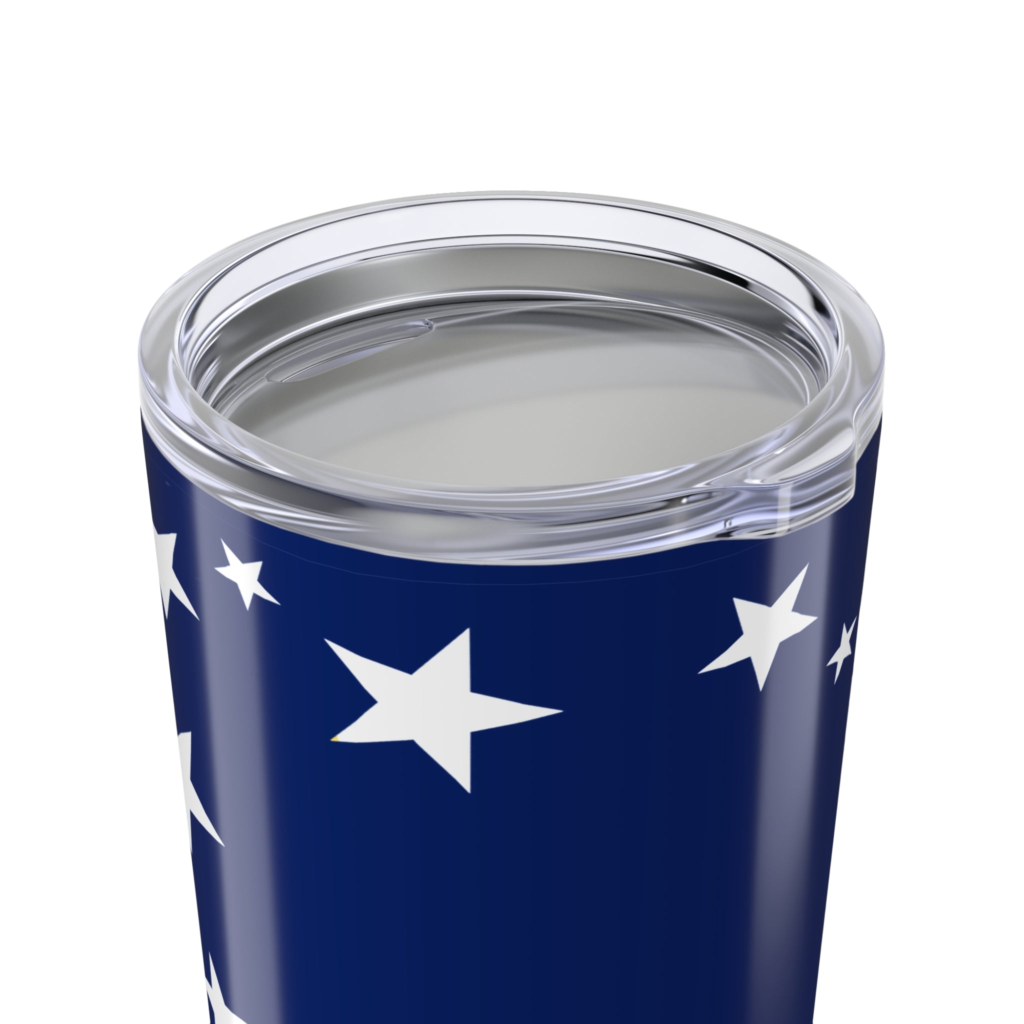 Customizable Navy Blue Star  Tumbler 20oz