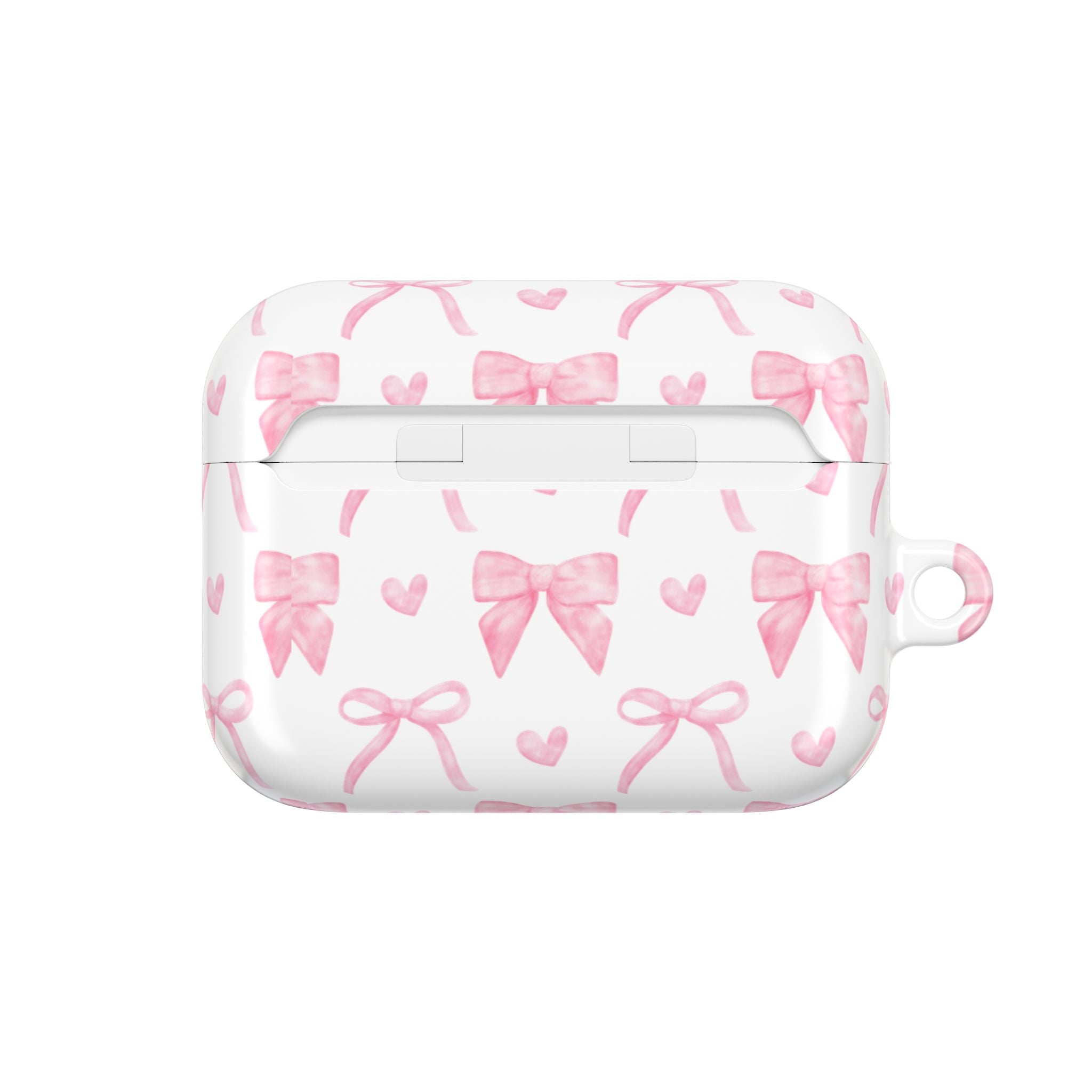 Cute Pink Bow AirPod Case Protectors, Aesthetic Earbuds Cover, Gift for Her, Stylish Tech Accessory