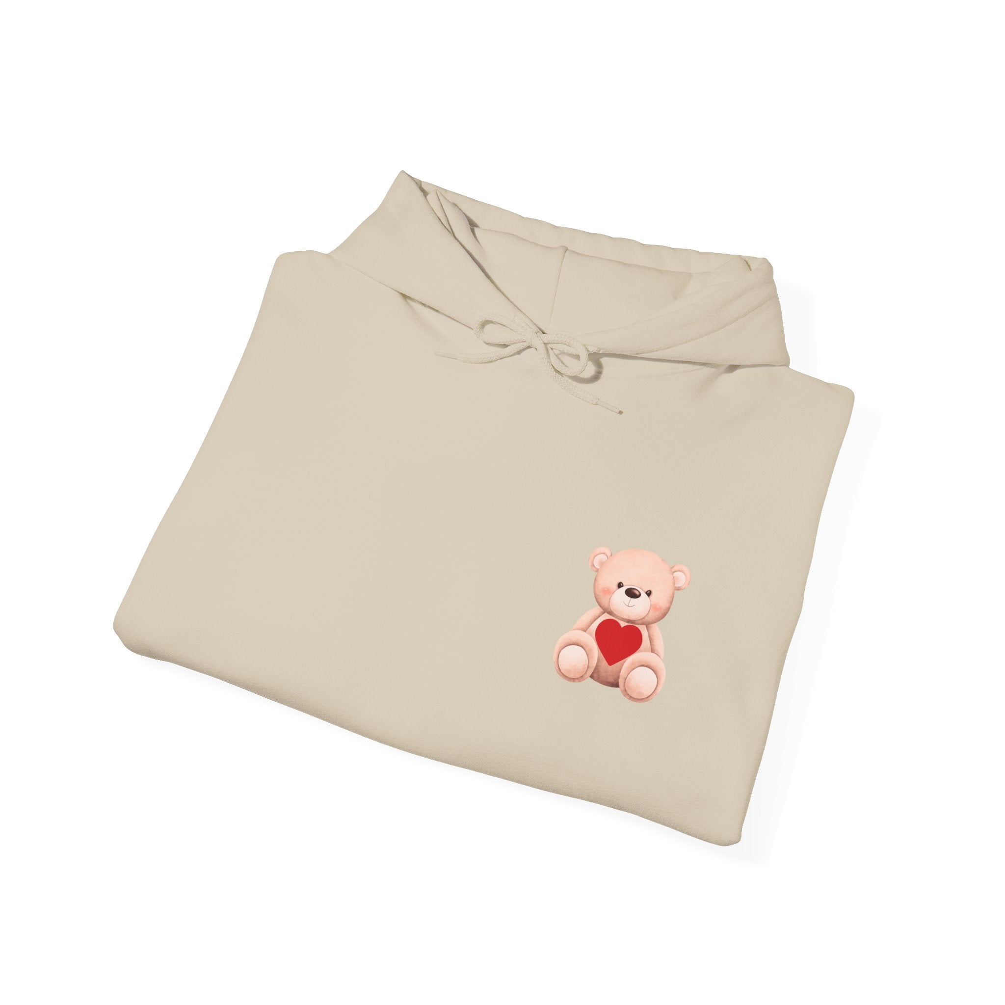 Customizable: Bear Heart Hoodie - Personalizable School Spirit Apparel