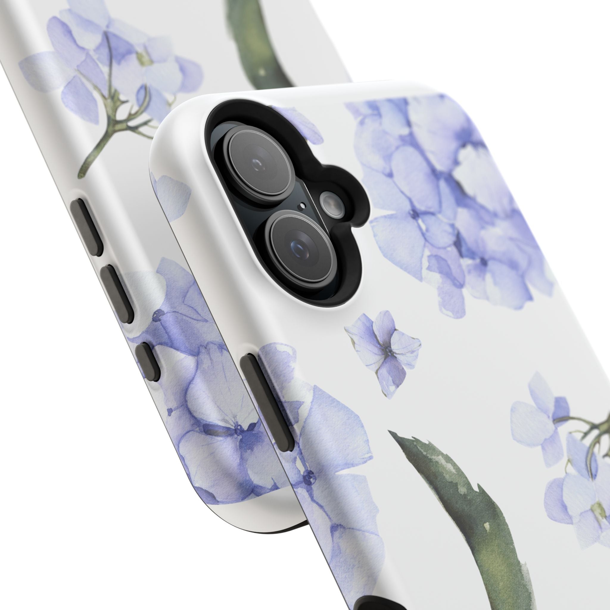 Customizable: Floral Purple Hydrangea Impact-Resistant Phone Case