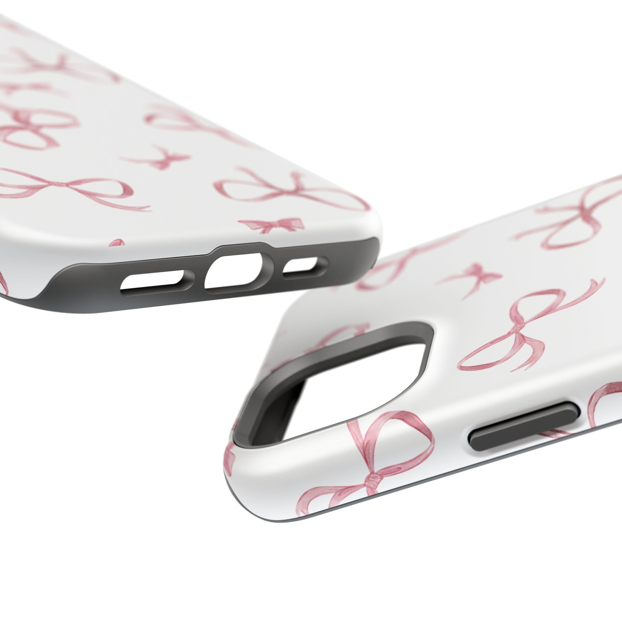 Customizable: Coquette Bow Stylish Impact-Resistant Phone Case