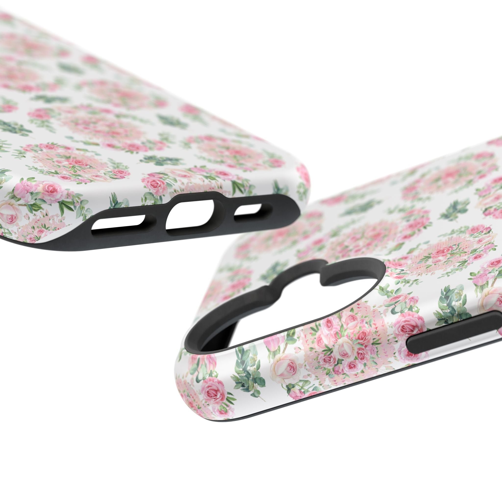 Customizable: Floral Impact-Resistant Phone Case