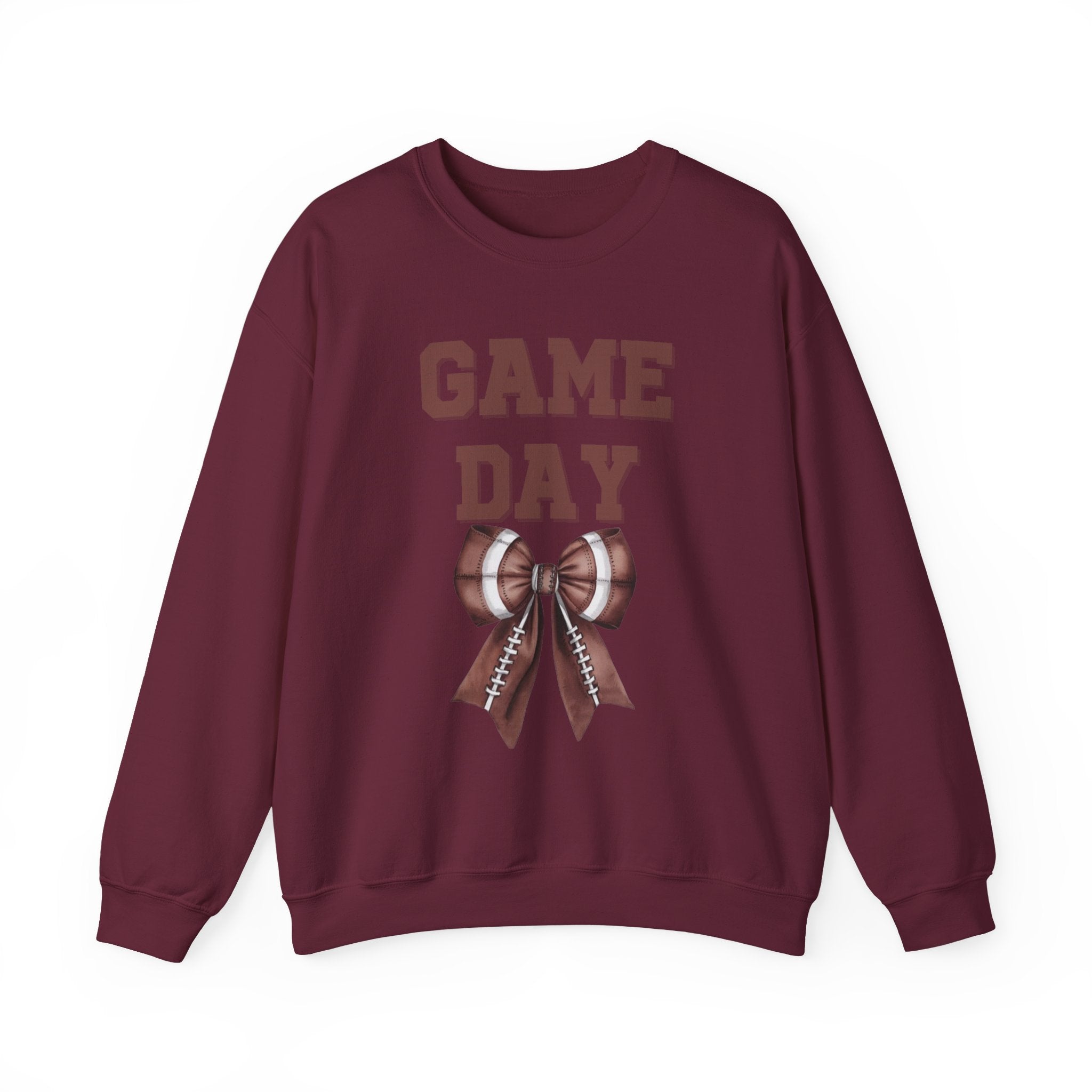 Customizable Brown Game Day Sweatshirt, Sports Apparel, Tailgate Fashion