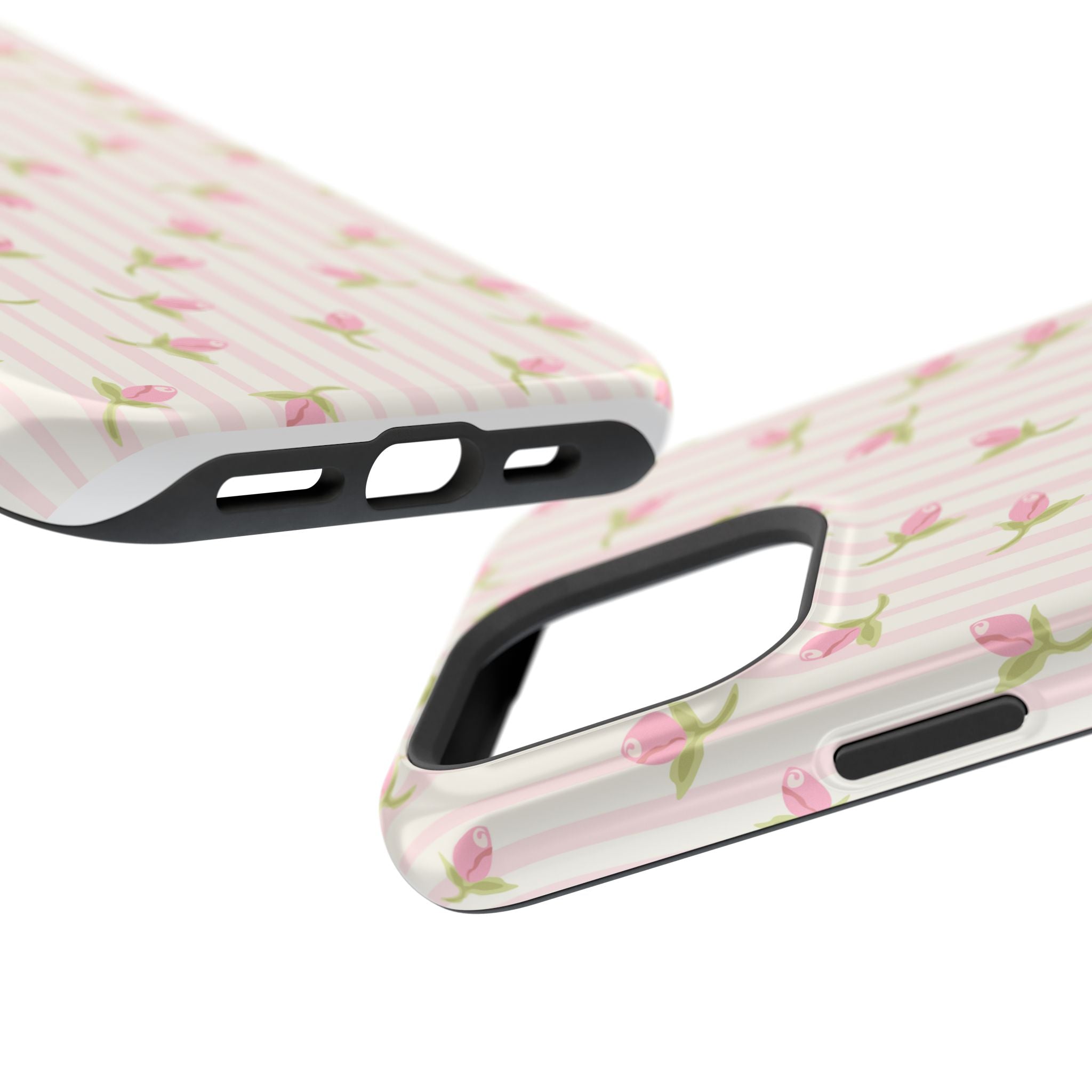 Customizable: Floral Impact-Resistant Phone Case
