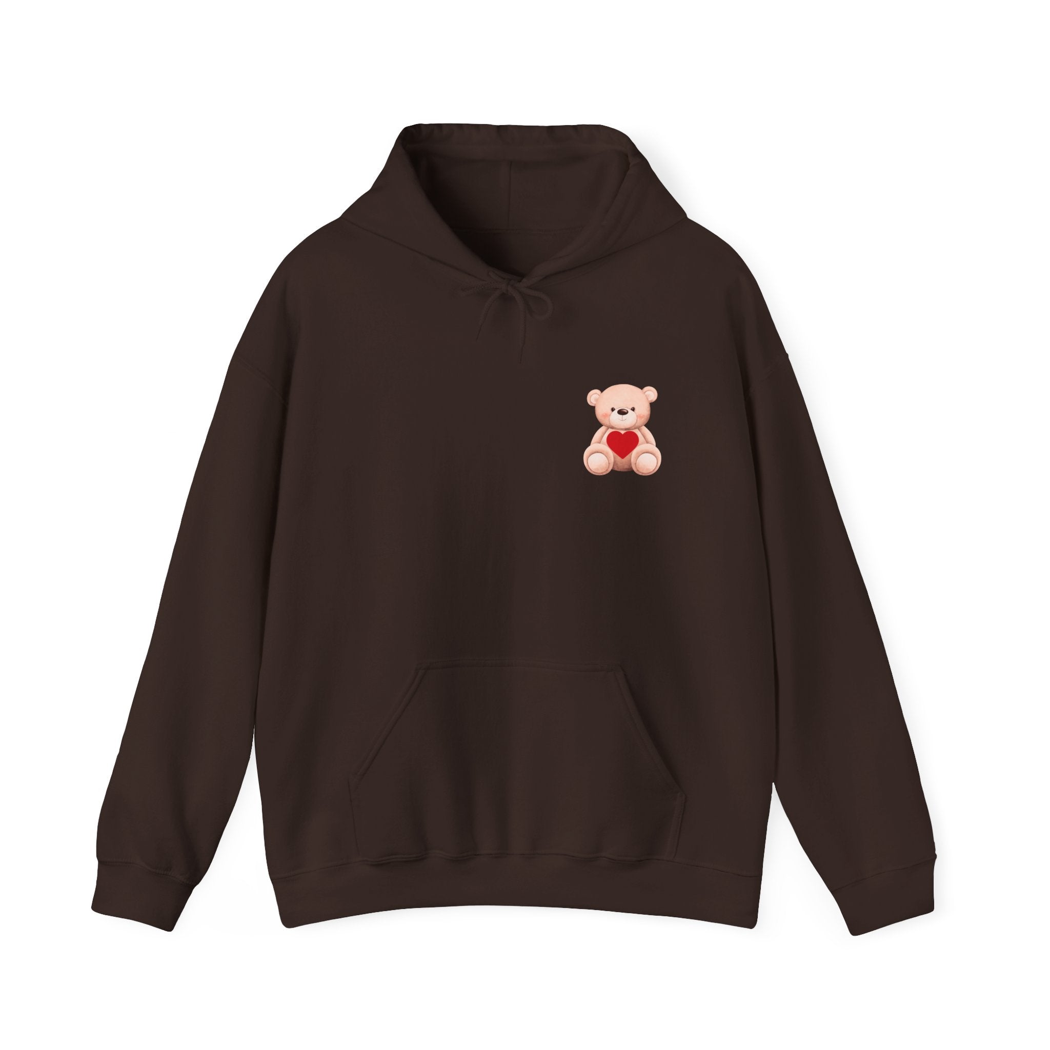 Customizable: Bear Heart Hoodie - Personalizable School Spirit Apparel