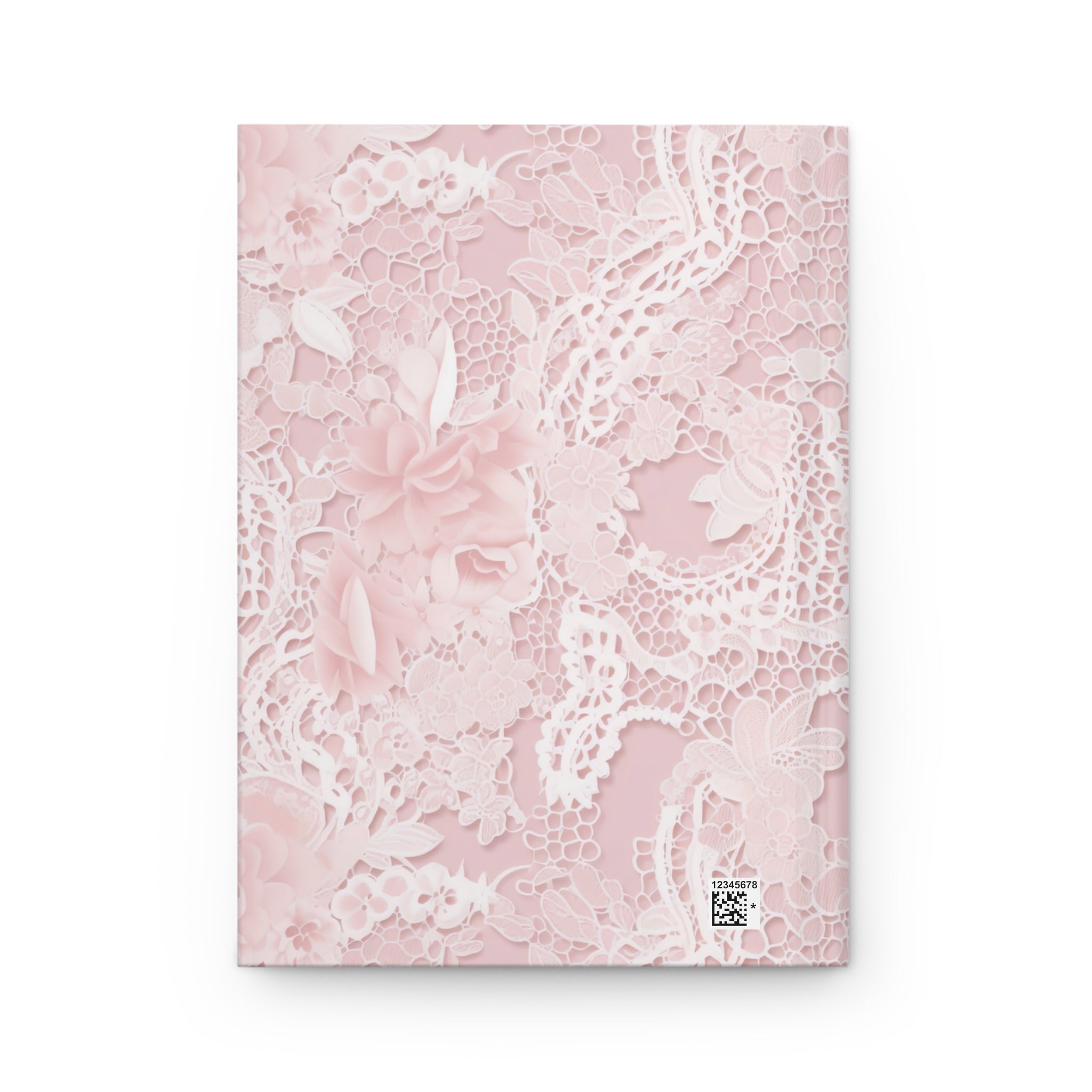Customizable: Floral Lace Hardcover Journal for Elegant Writing, Gift for Her, Romantic Diary, Travel Journal, Scrapbooking