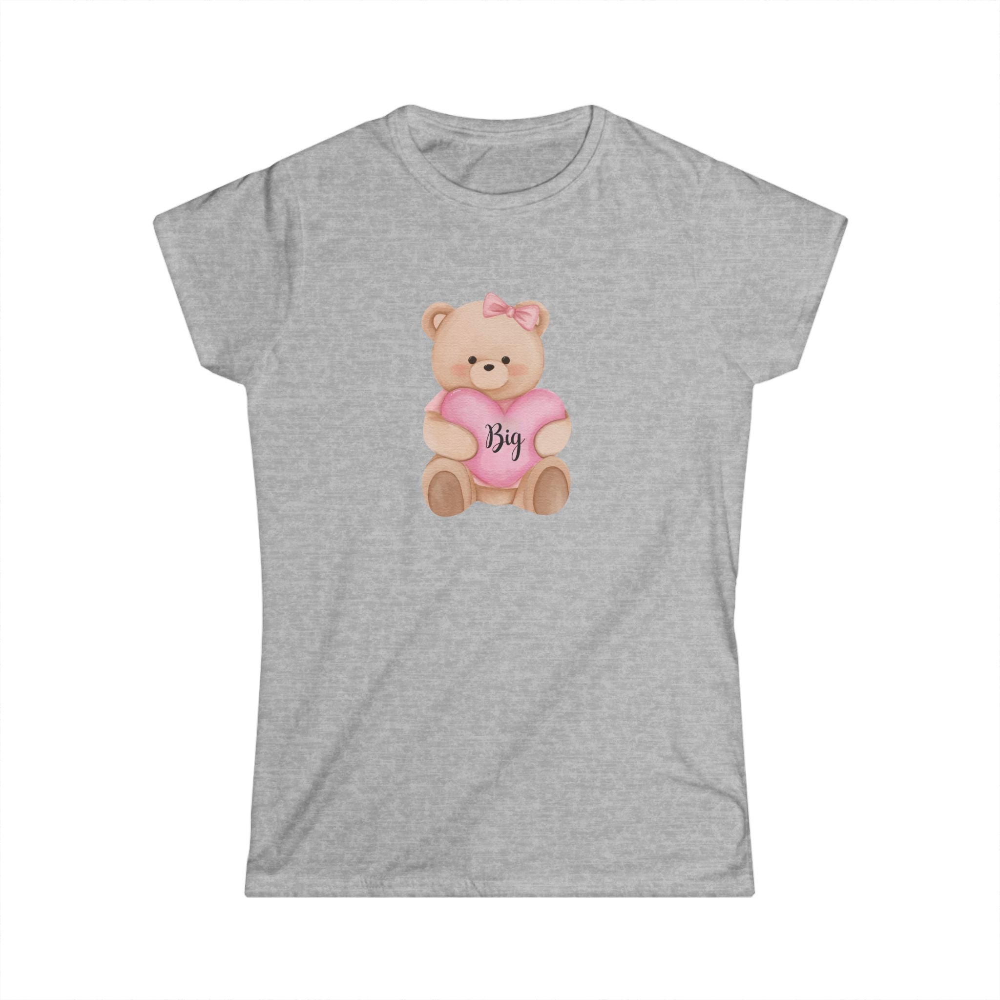 Customizable Sorority Bear Big/Little Reveal Tee: Big
