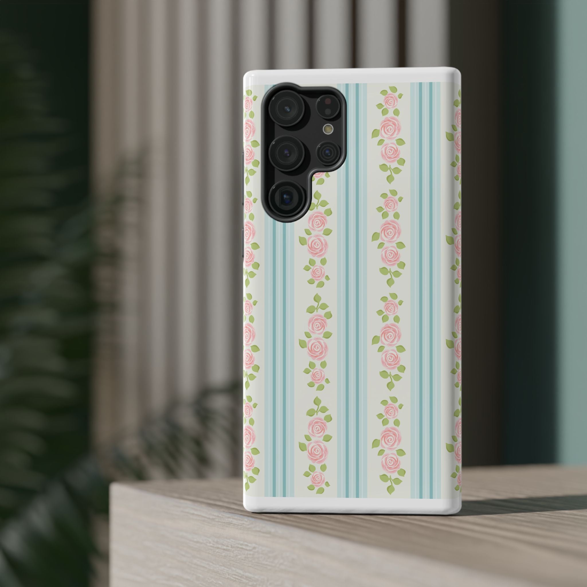 Customizable: Floral Impact-Resistant Phone Case