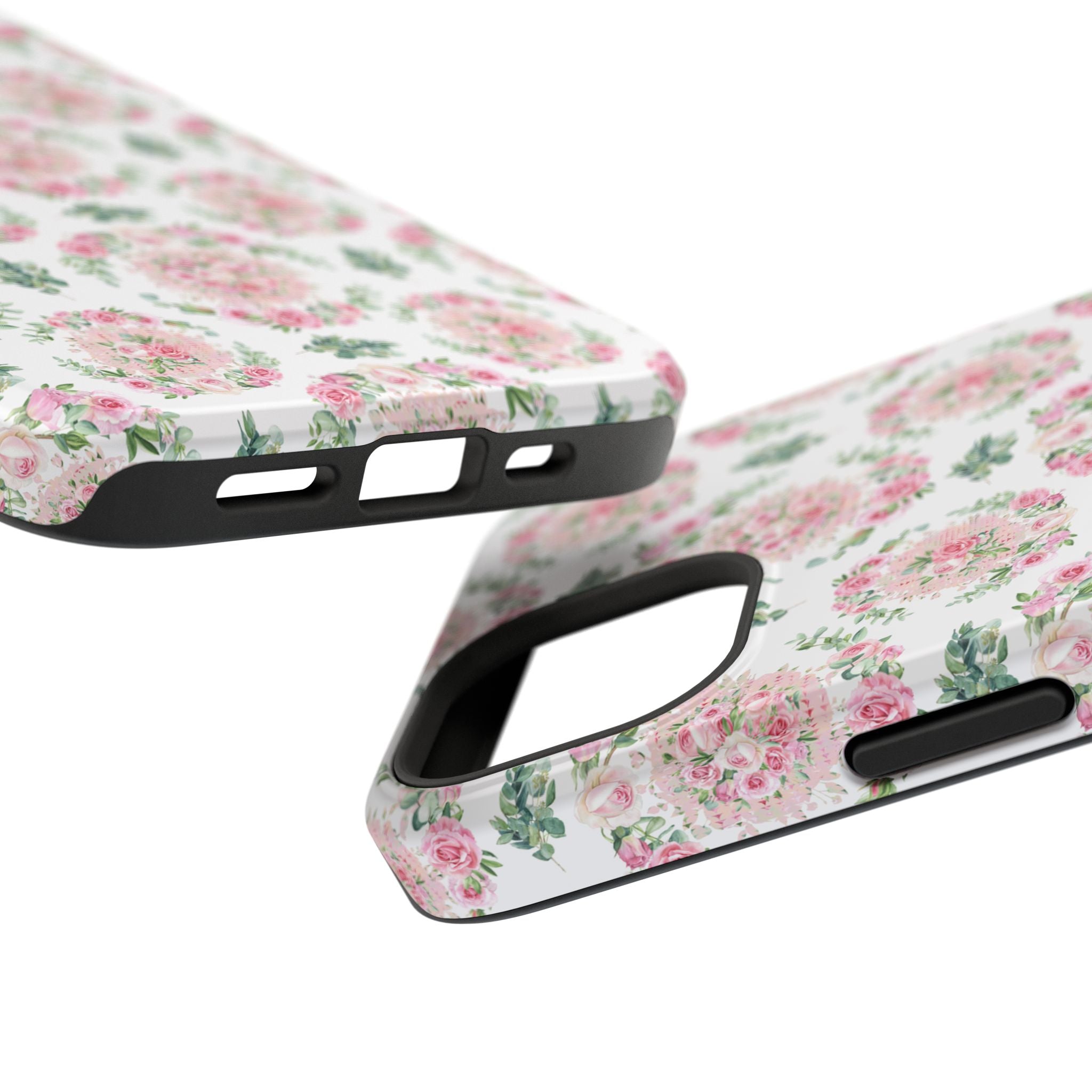 Customizable: Floral Impact-Resistant Phone Case