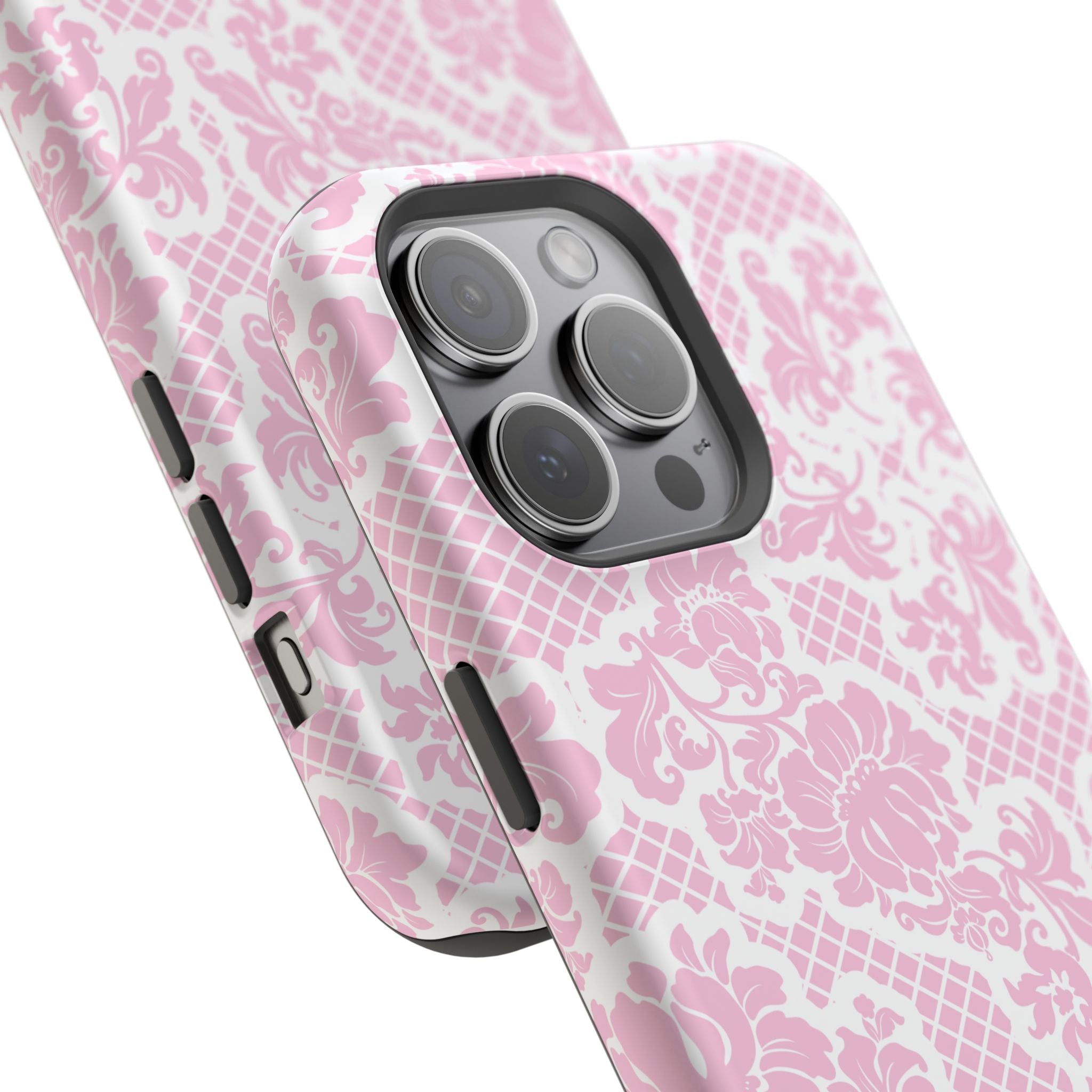 Customizable: Pink Lace Inspired Elegantly Chic Impact-Resistant Case
