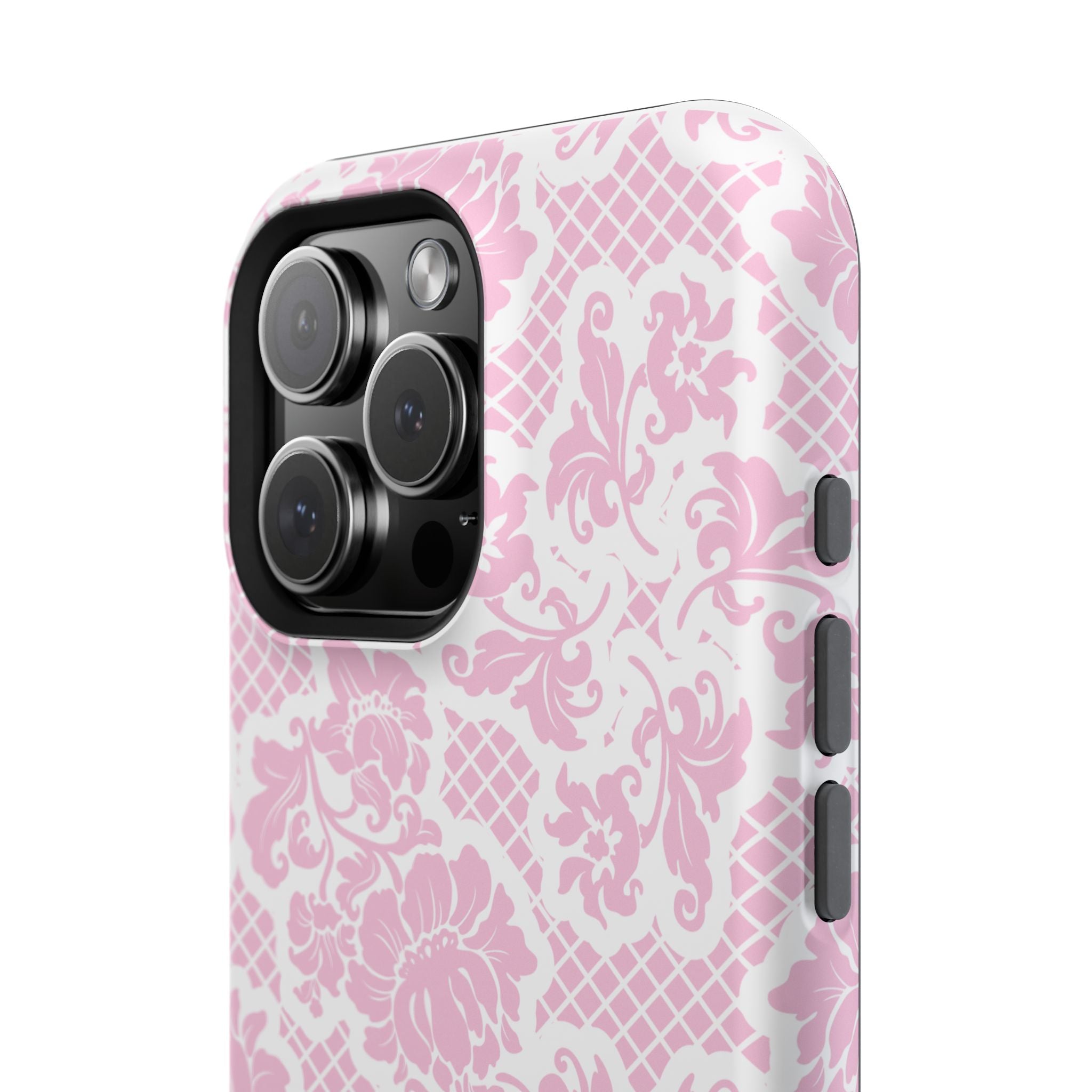 Customizable: Pink Lace Inspired Elegantly Chic Impact-Resistant Case