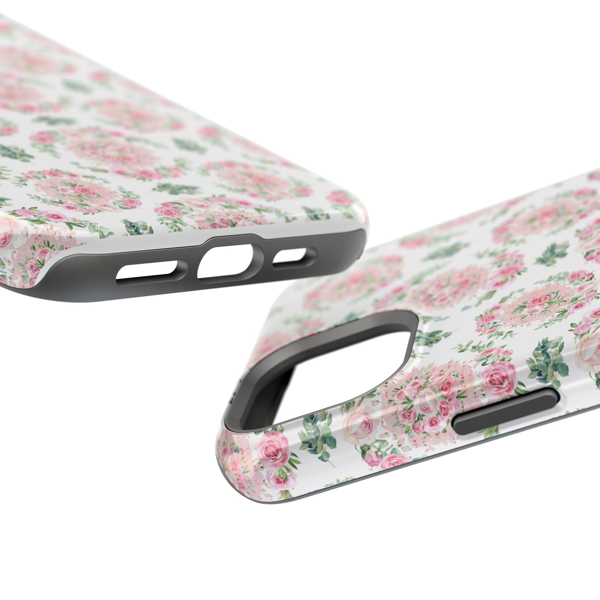 Customizable: Floral Impact-Resistant Phone Case