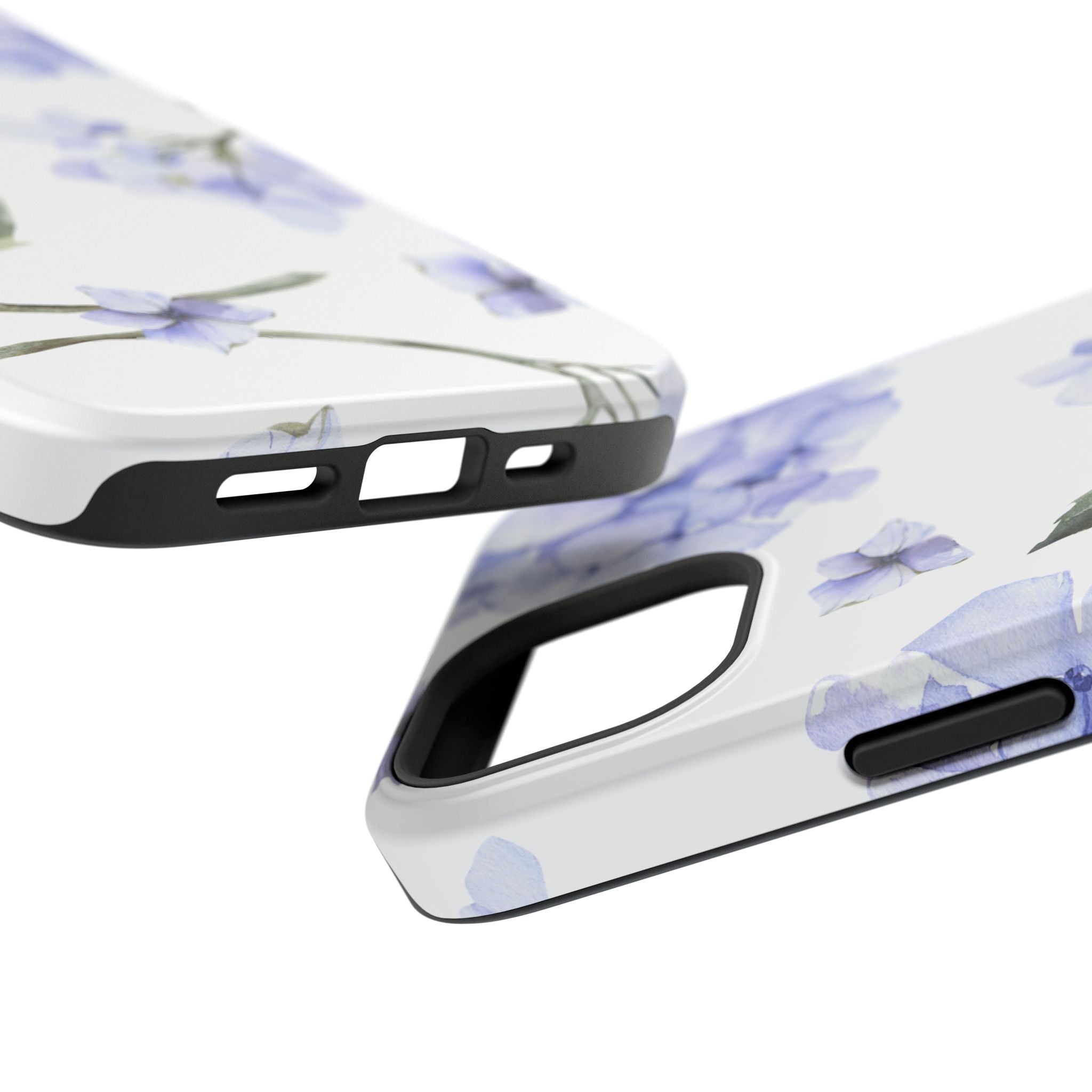 Customizable: Floral Purple Hydrangea Impact-Resistant Phone Case