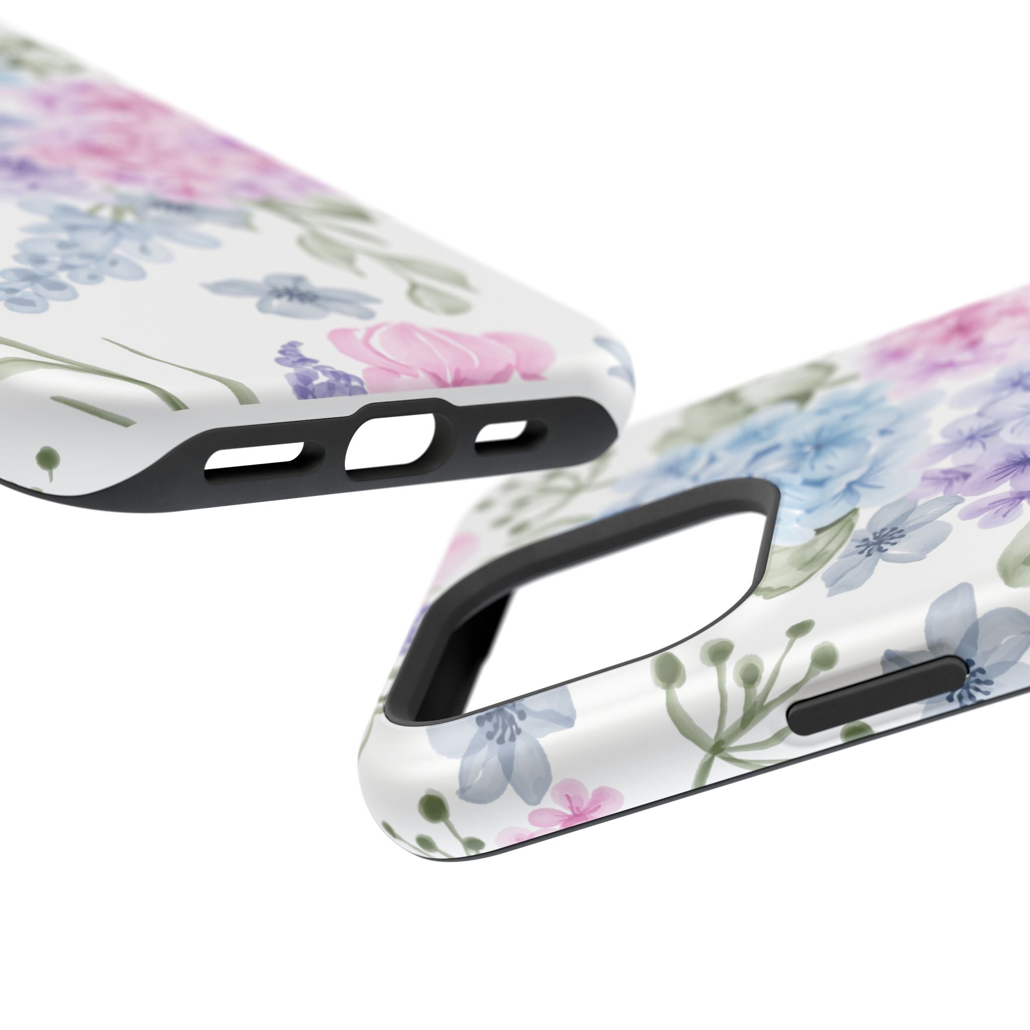 Customizable: Floral Hydrangea Impact-Resistant Phone Case
