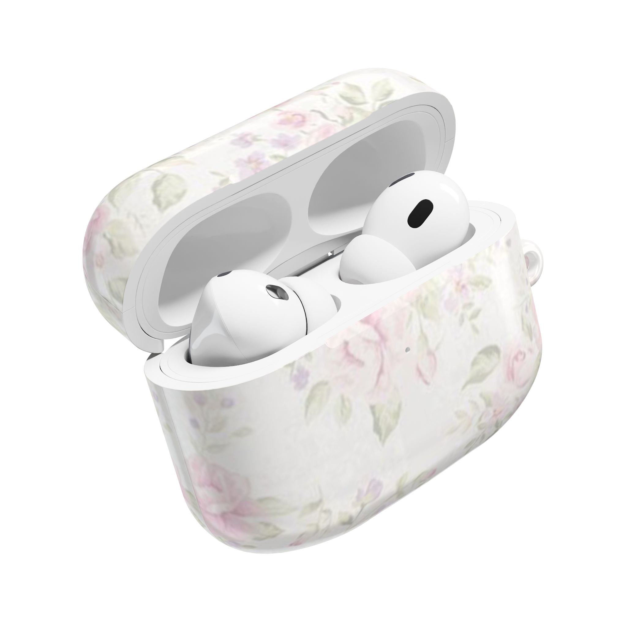 Floral AirPod Case, Elegant Wireless Earbuds Case, Flower Design AirPods Cover, Cute Tech Accessory, Gift for Her, Custom Earbud Case