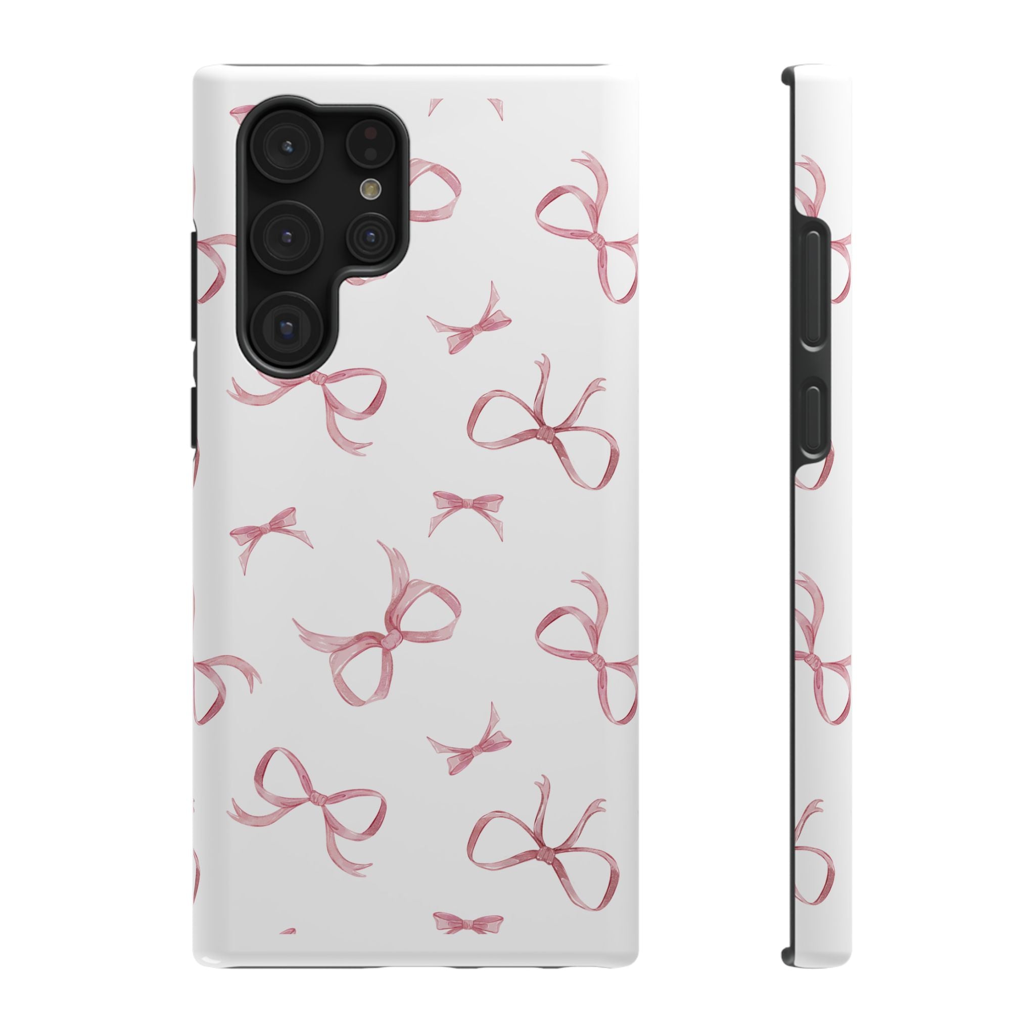 Customizable: Coquette Bow Stylish Impact-Resistant Phone Case