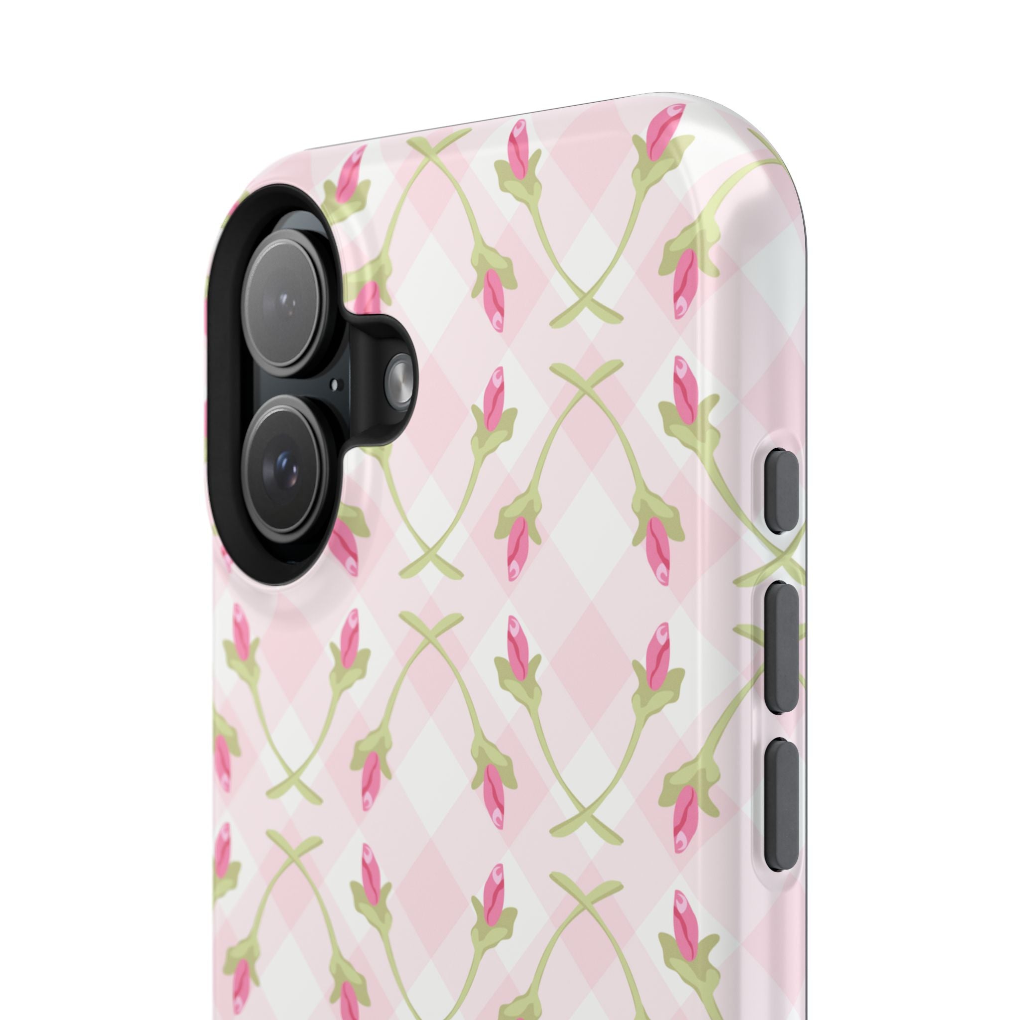 Customizable: Floral Impact-Resistant Phone Case