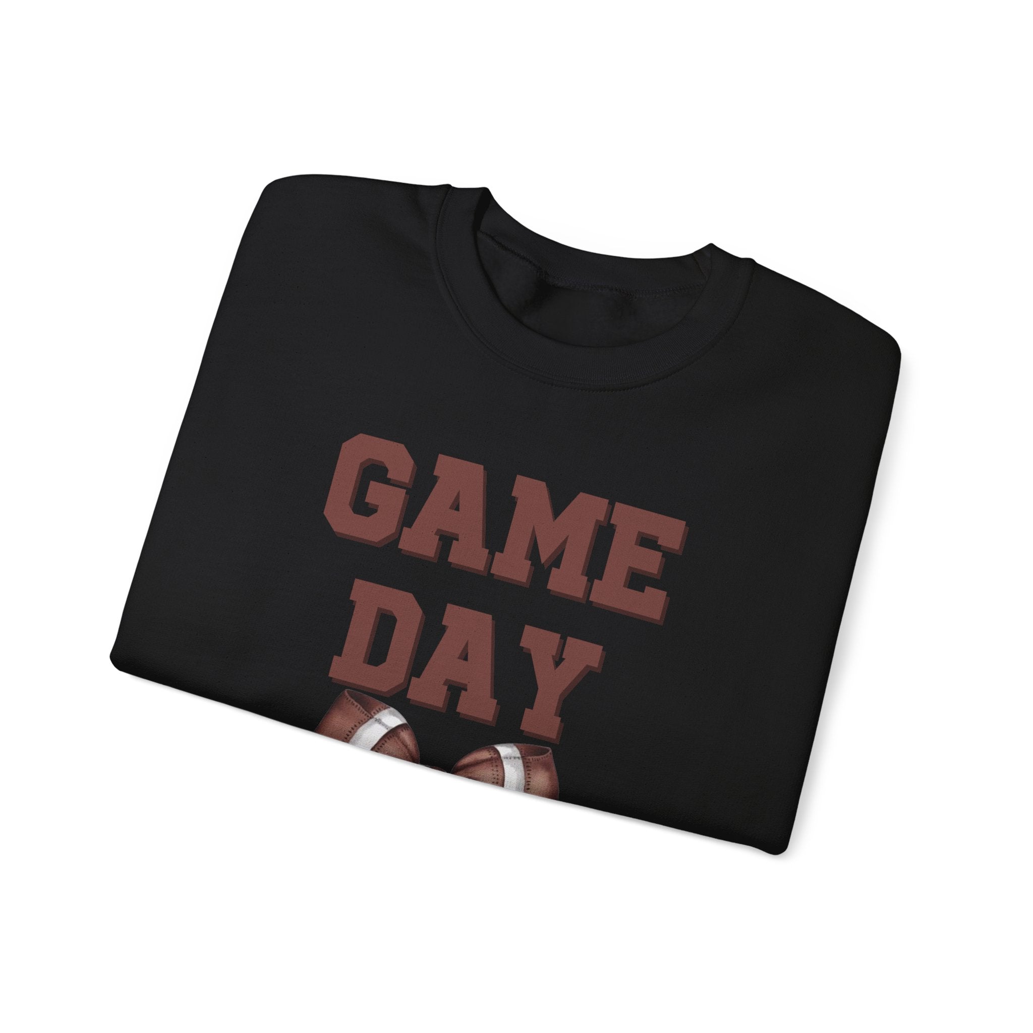 Customizable Brown Game Day Sweatshirt, Sports Apparel, Tailgate Fashion