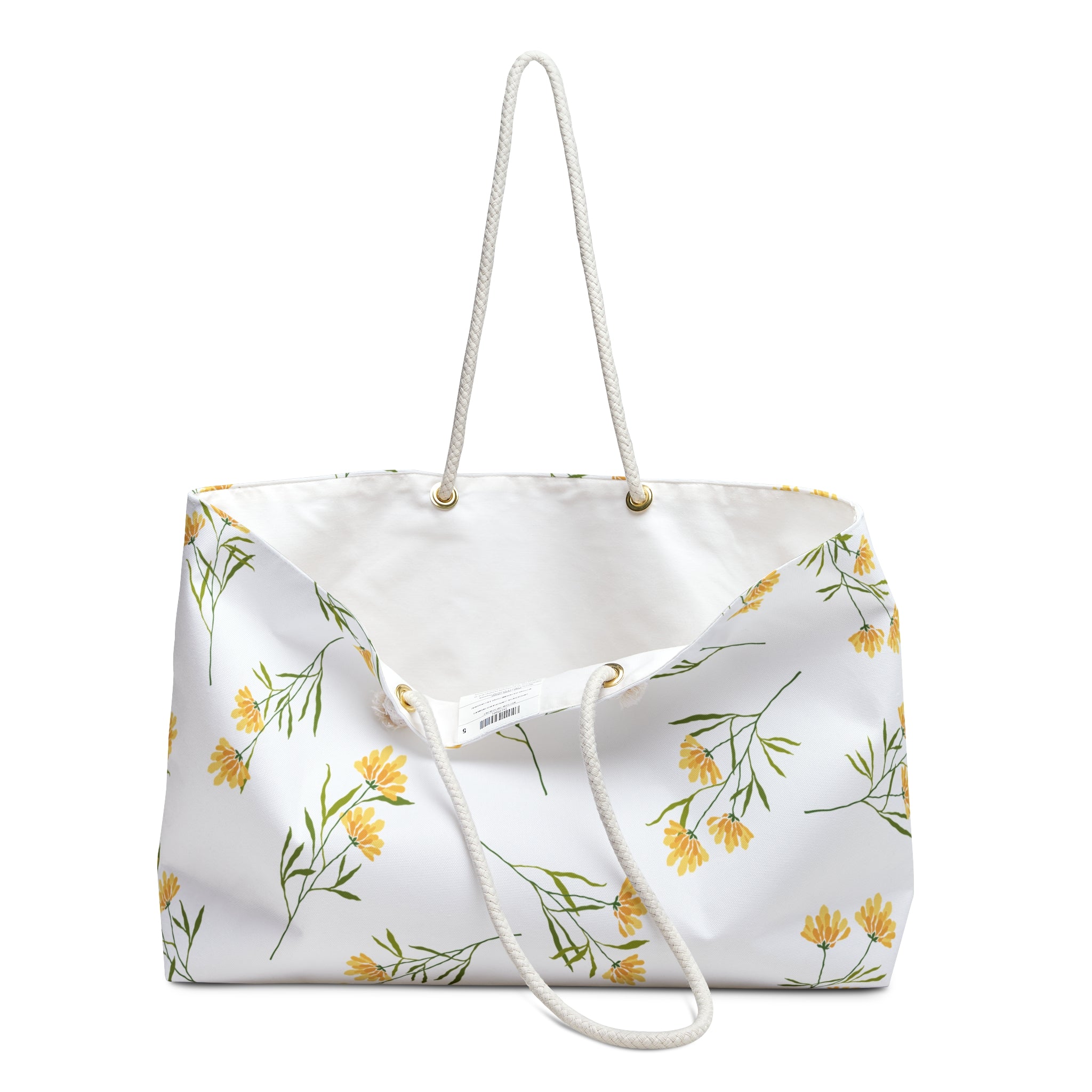 Chic Floral Weekender Bag for Travel, Beach, Gym, Shopping, School, and College