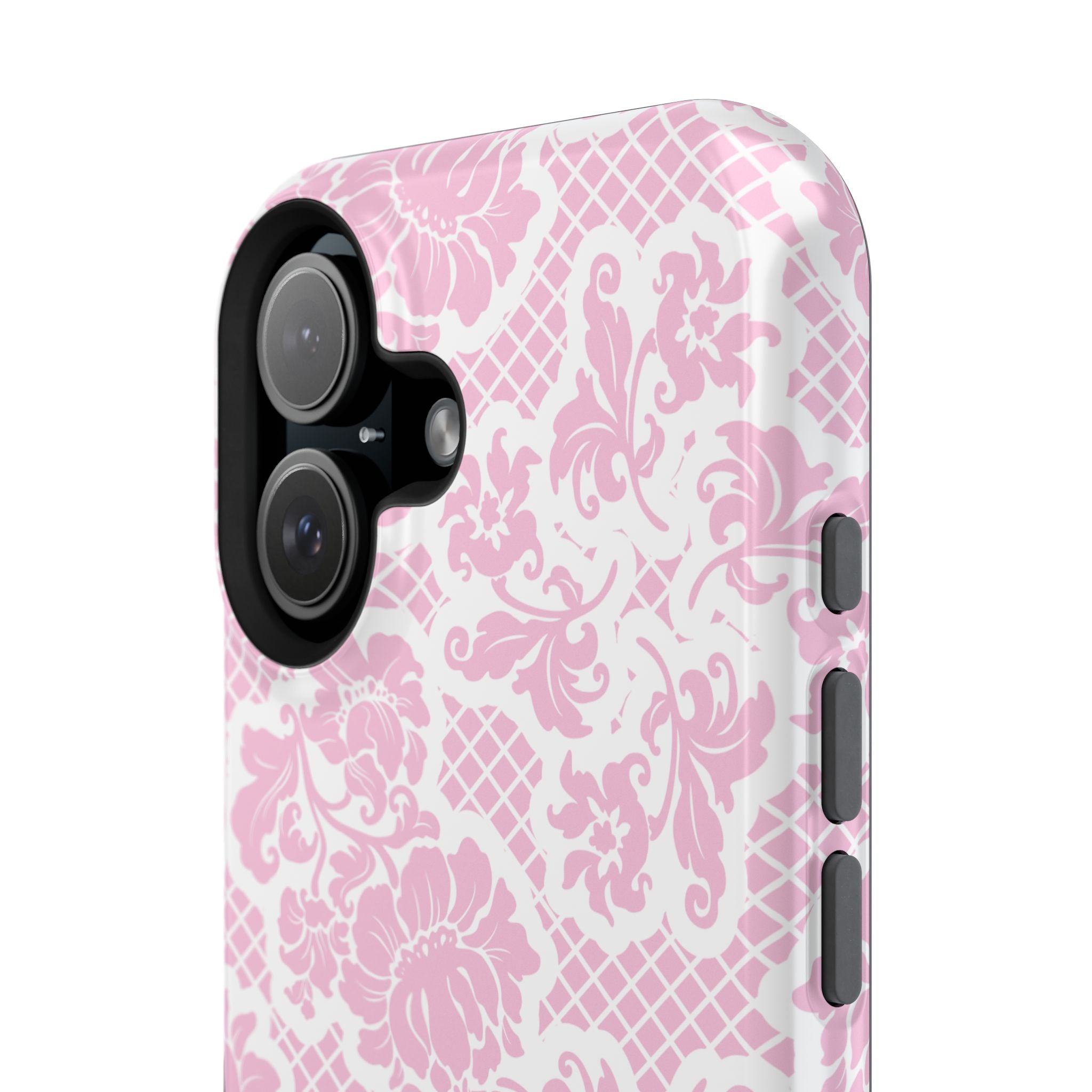 Customizable: Pink Lace Inspired Elegantly Chic Impact-Resistant Case