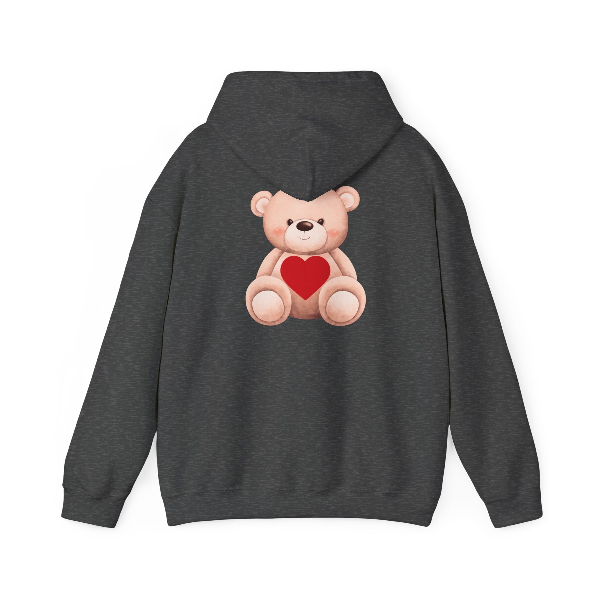 Customizable: Bear Heart Hoodie - Personalizable School Spirit Apparel