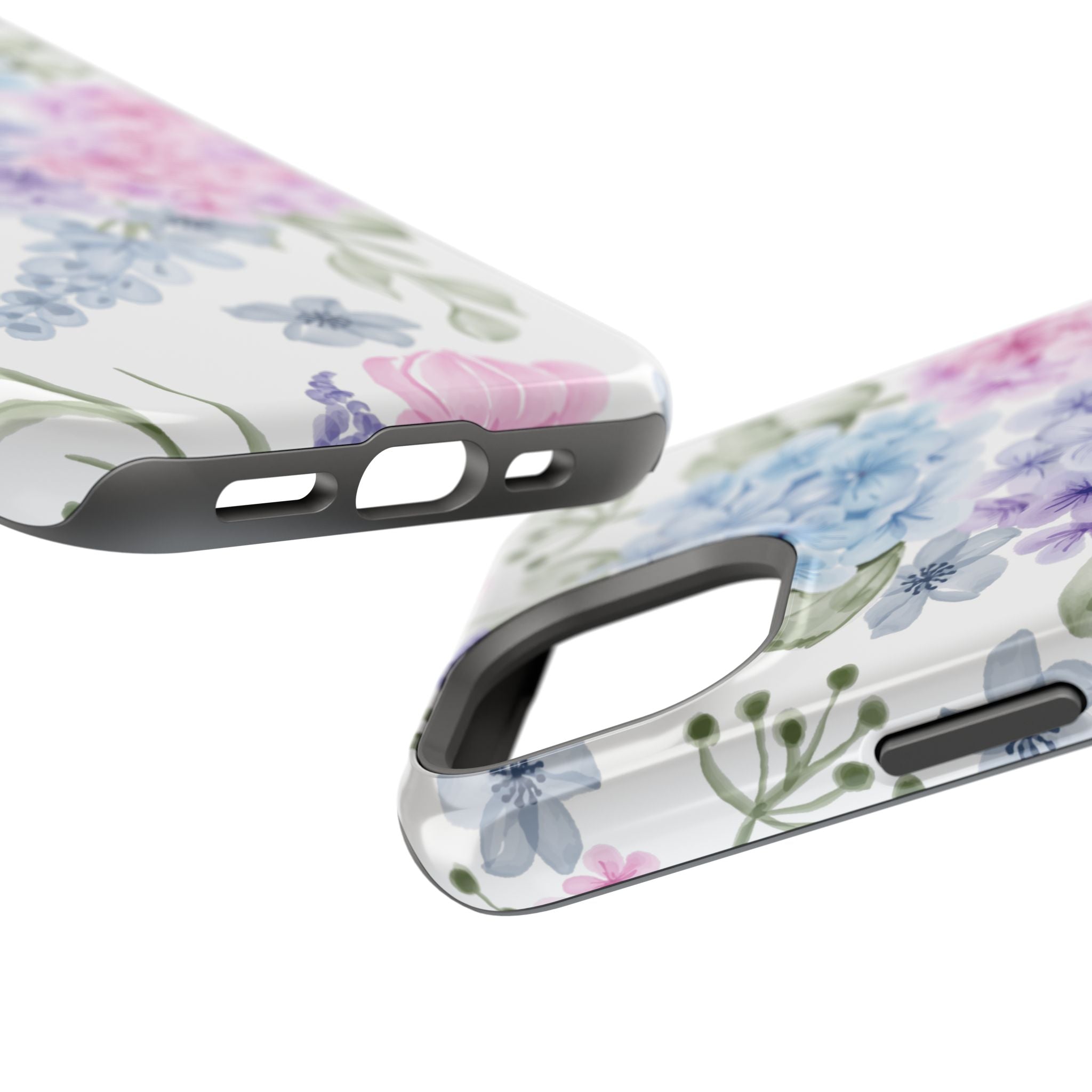 Customizable: Floral Hydrangea Impact-Resistant Phone Case