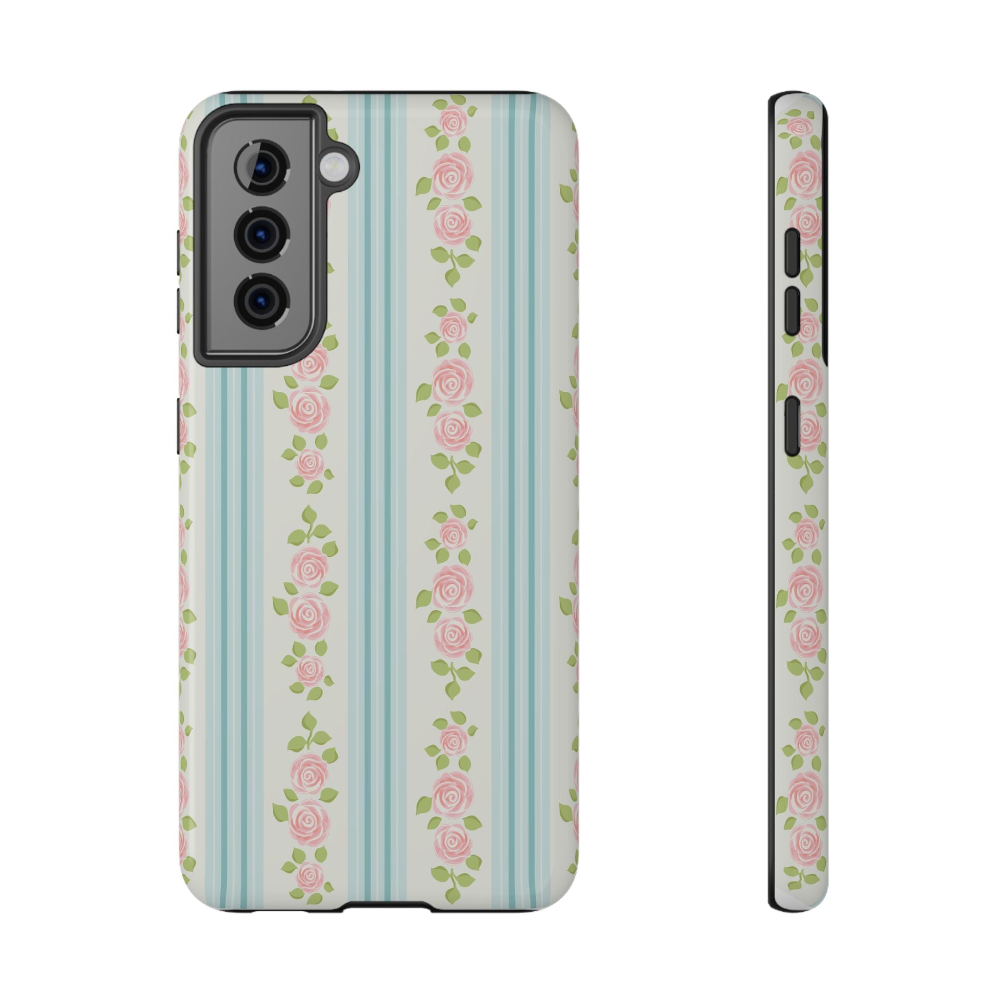 Customizable: Floral Impact-Resistant Phone Case