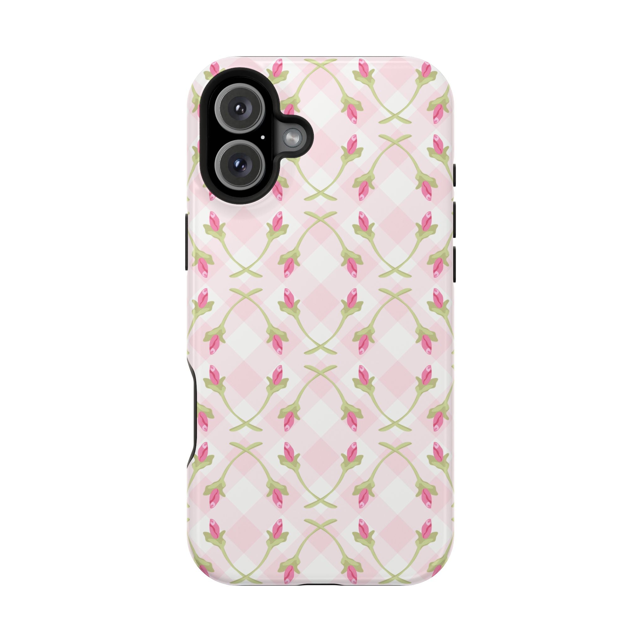 Customizable: Floral Impact-Resistant Phone Case
