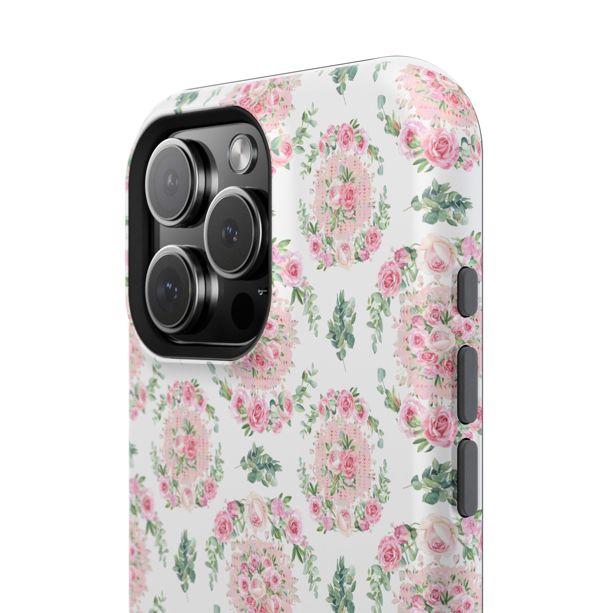 Customizable: Floral Impact-Resistant Phone Case