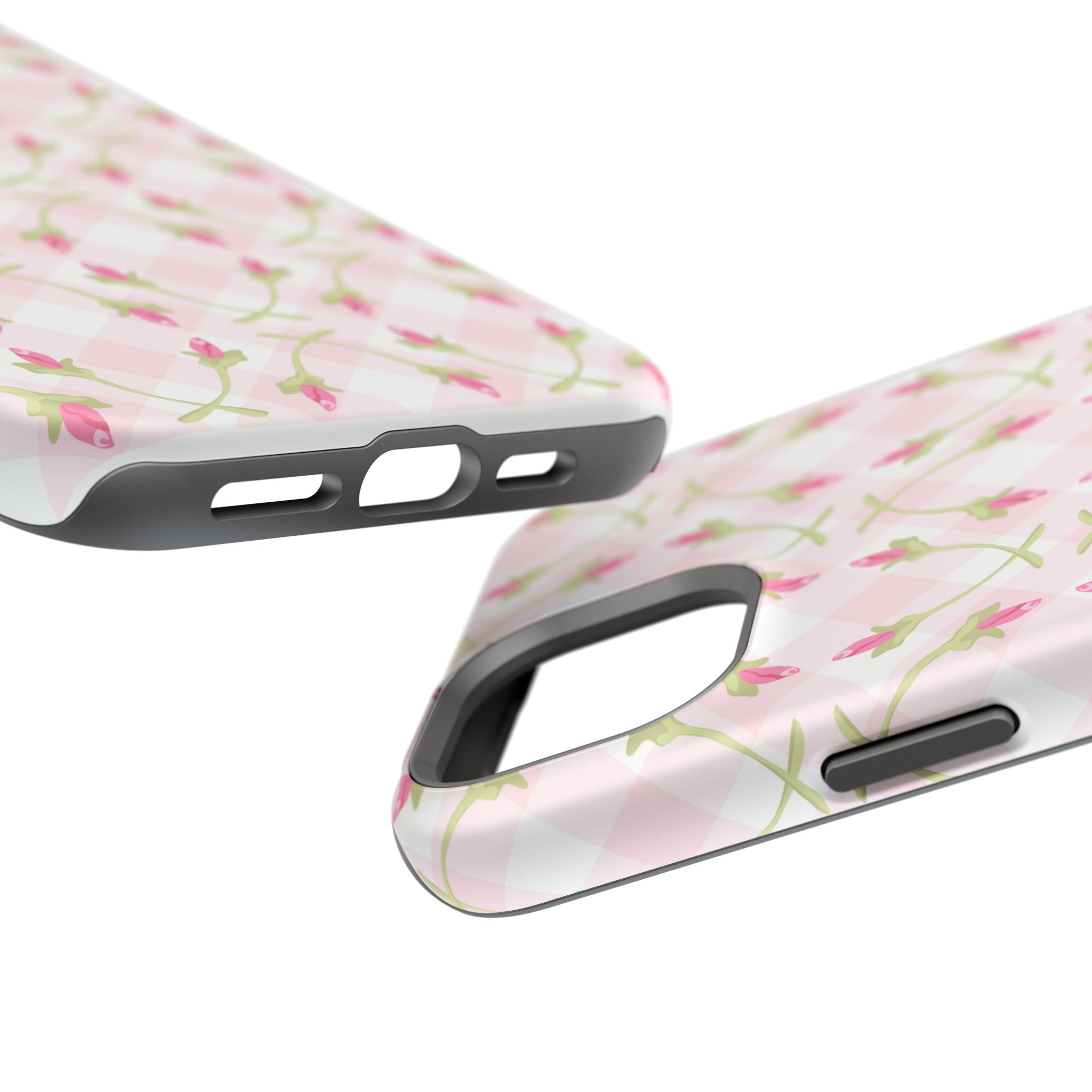 Customizable: Floral Impact-Resistant Phone Case