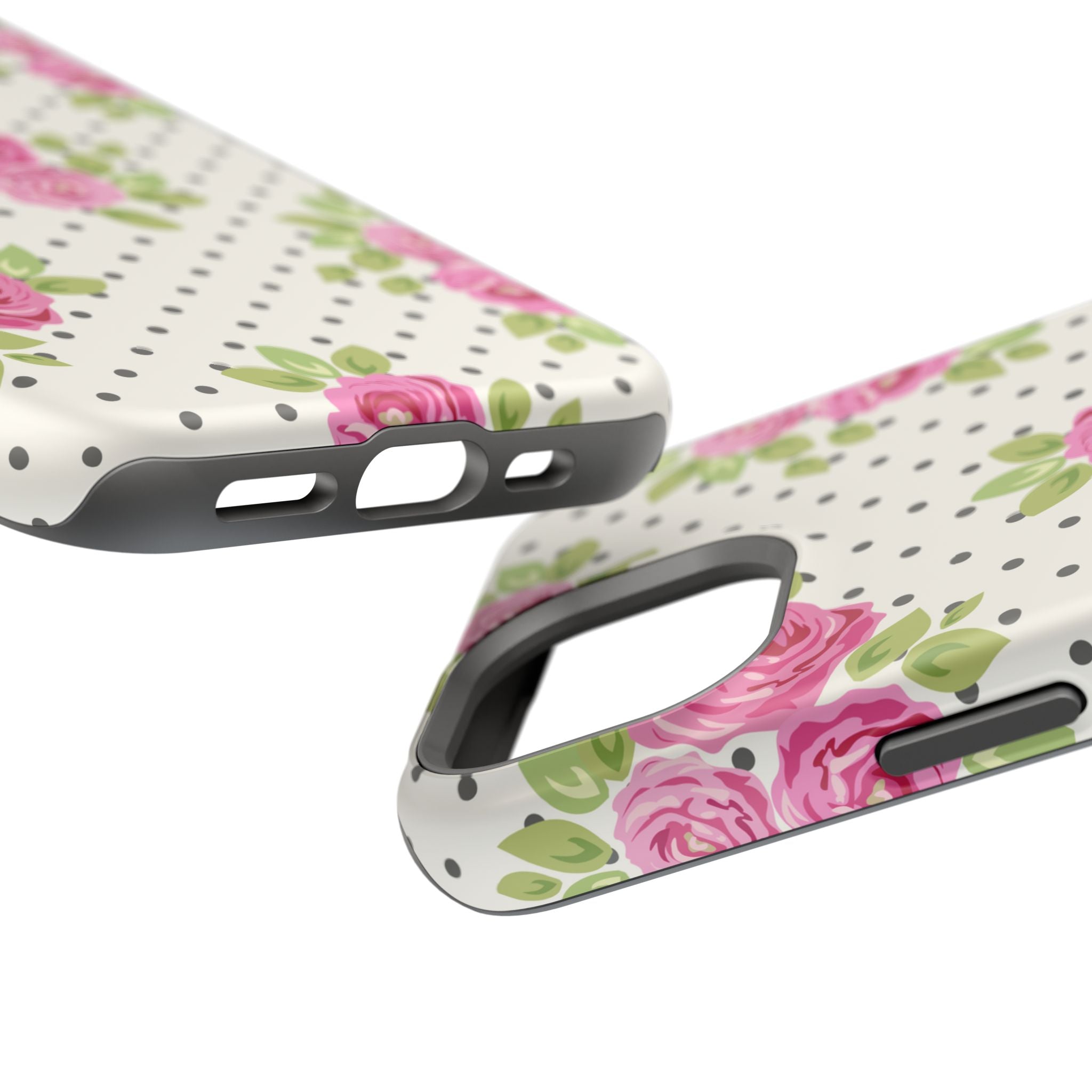 Customizable: Floral Polka Dot Phone Case
