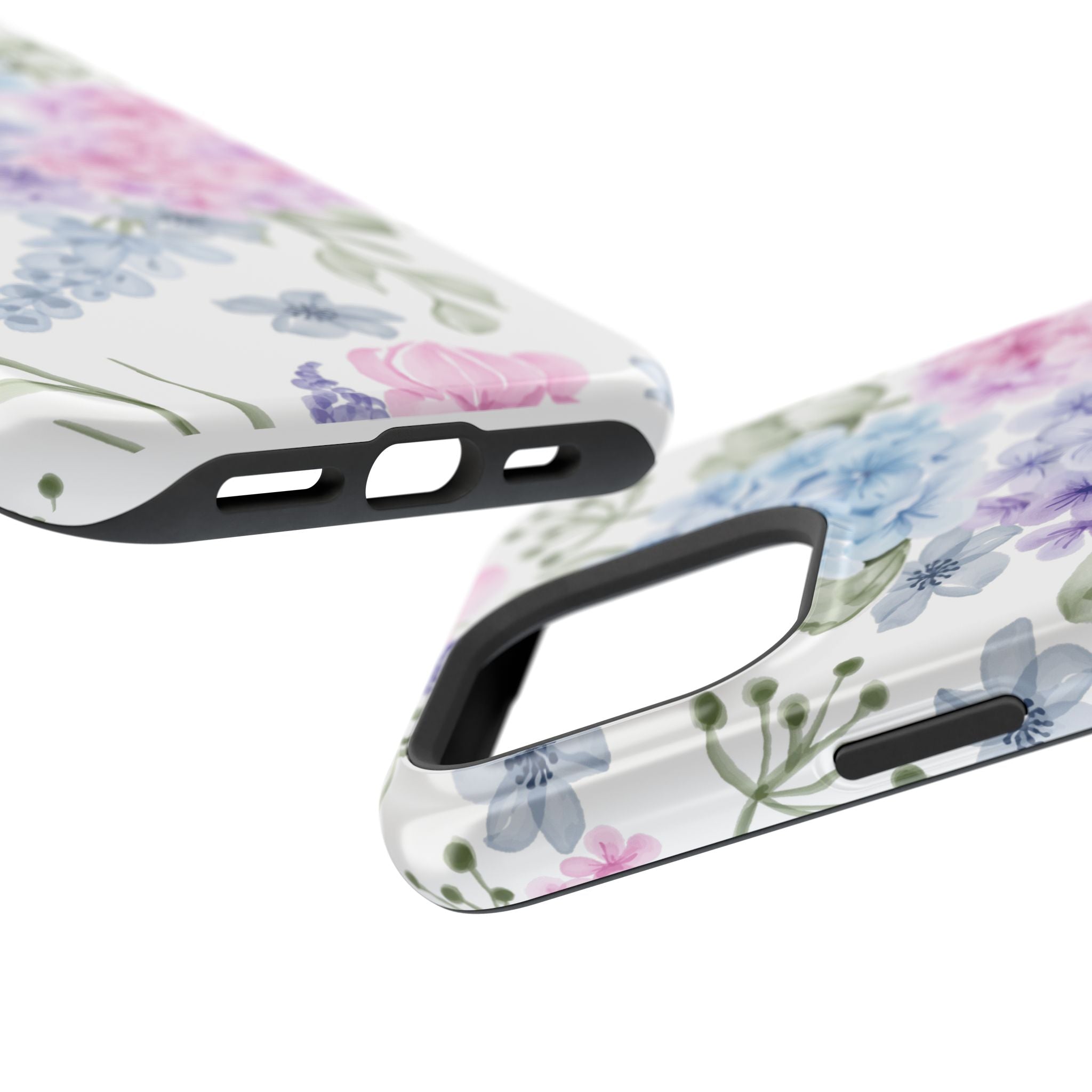 Customizable: Floral Hydrangea Impact-Resistant Phone Case