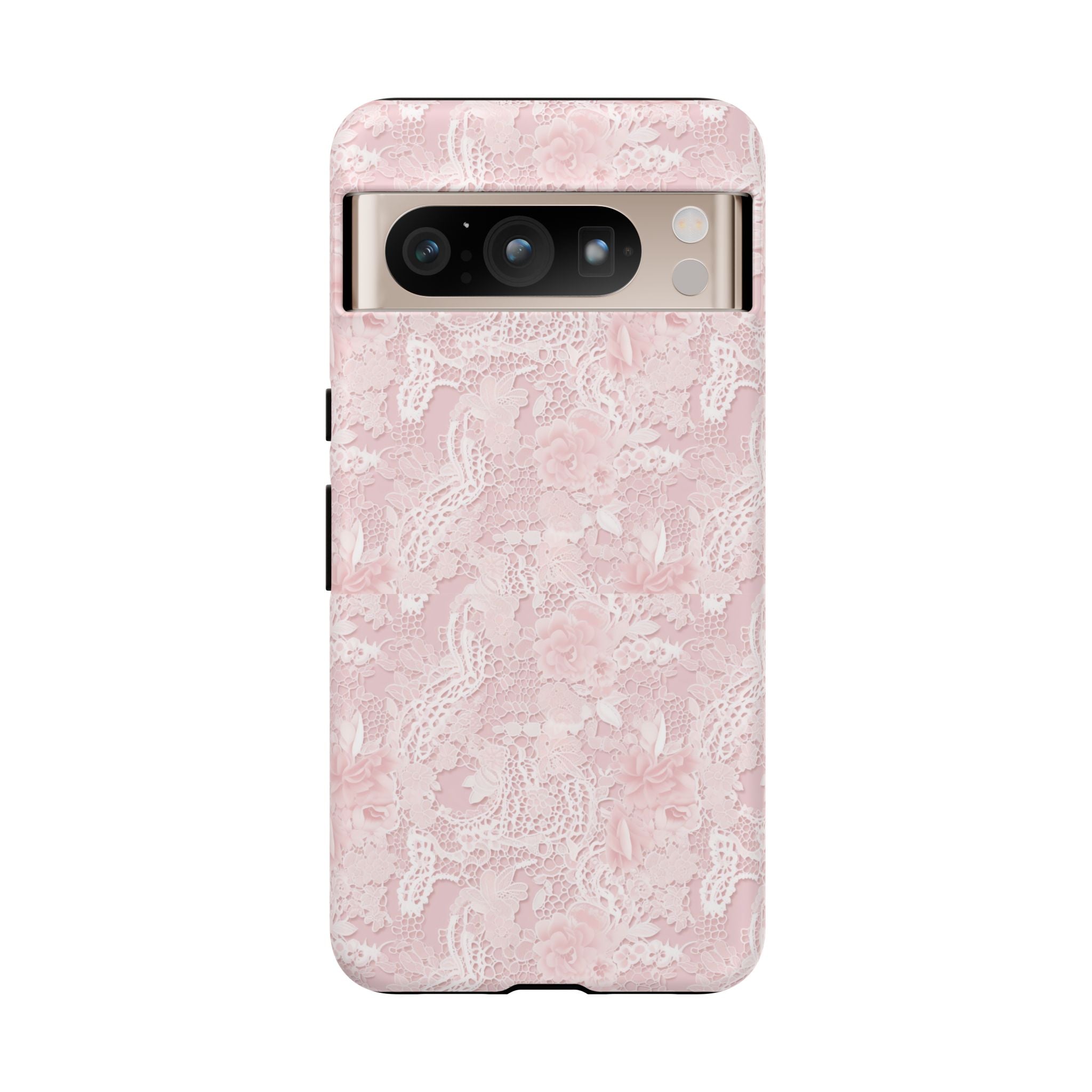 Customizable: Pink Floral Phone Case, Stylish Tough Cases, Unique Gift for Her, Cute Phone Accessories, Floral Tech Cover
