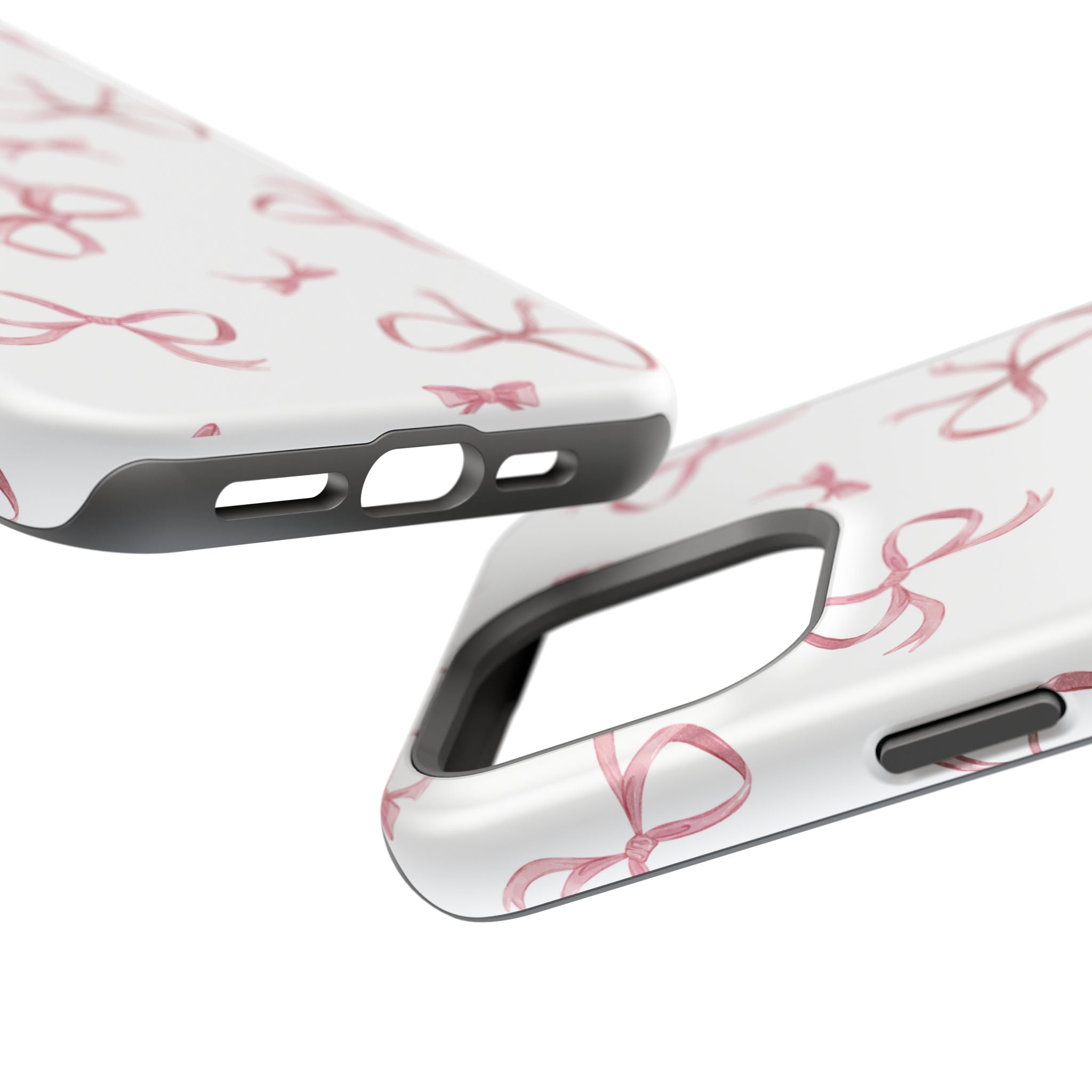 Customizable: Coquette Bow Stylish Impact-Resistant Phone Case