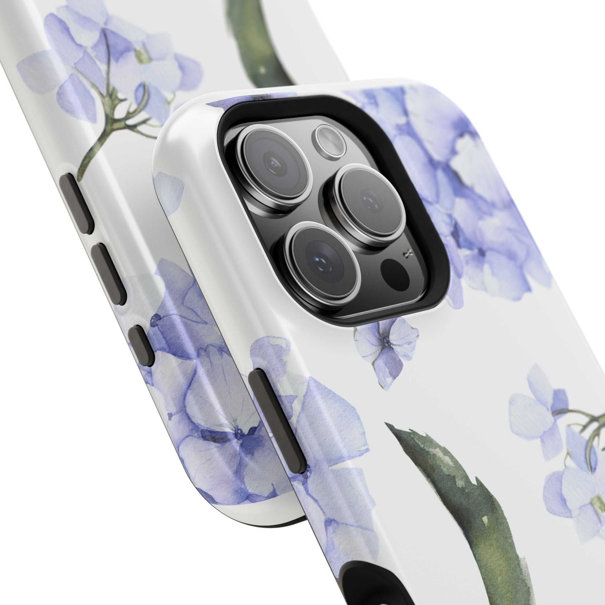 Customizable: Floral Purple Hydrangea Impact-Resistant Phone Case