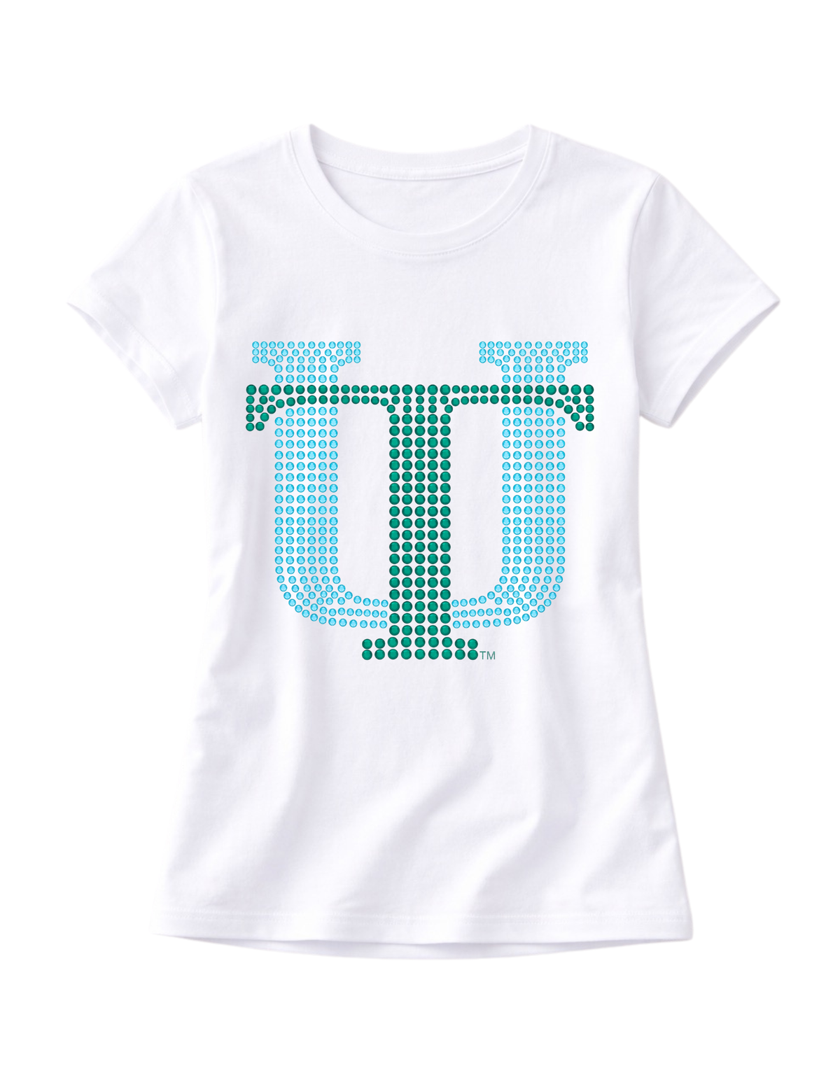 Tulane University Vintage TU White Crewneck Short Sleeve T-Shirt