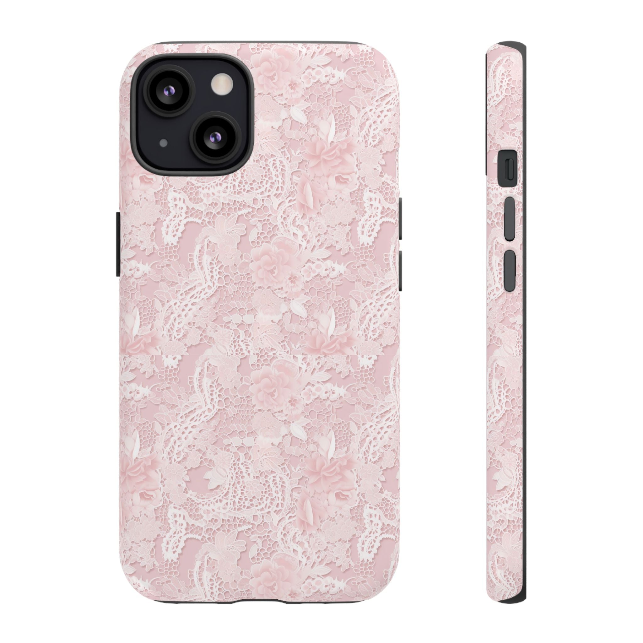 Customizable: Pink Floral Phone Case, Stylish Tough Cases, Unique Gift for Her, Cute Phone Accessories, Floral Tech Cover