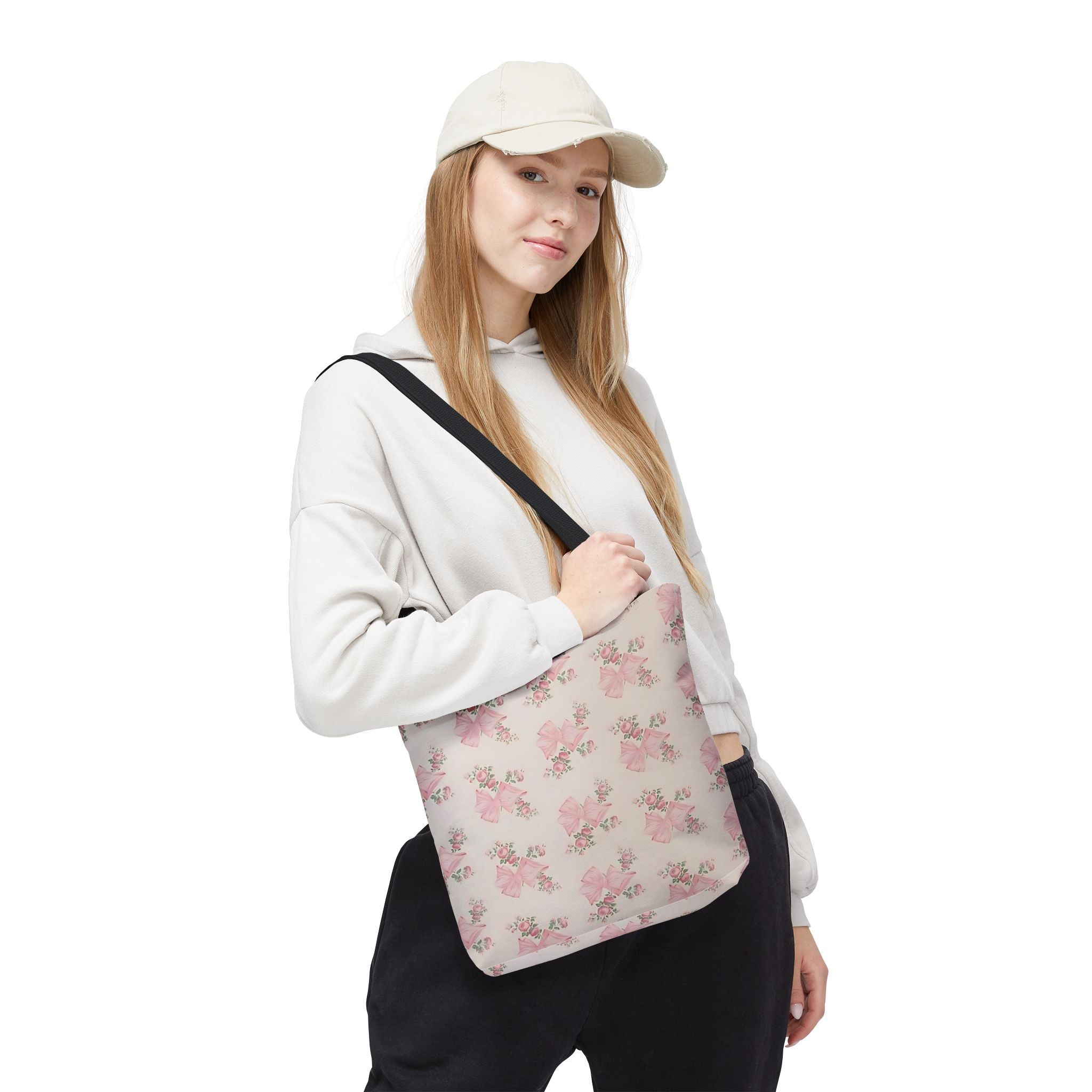 Customizable Tote Bag - Floral Whimsical Girly Aesthetic Design