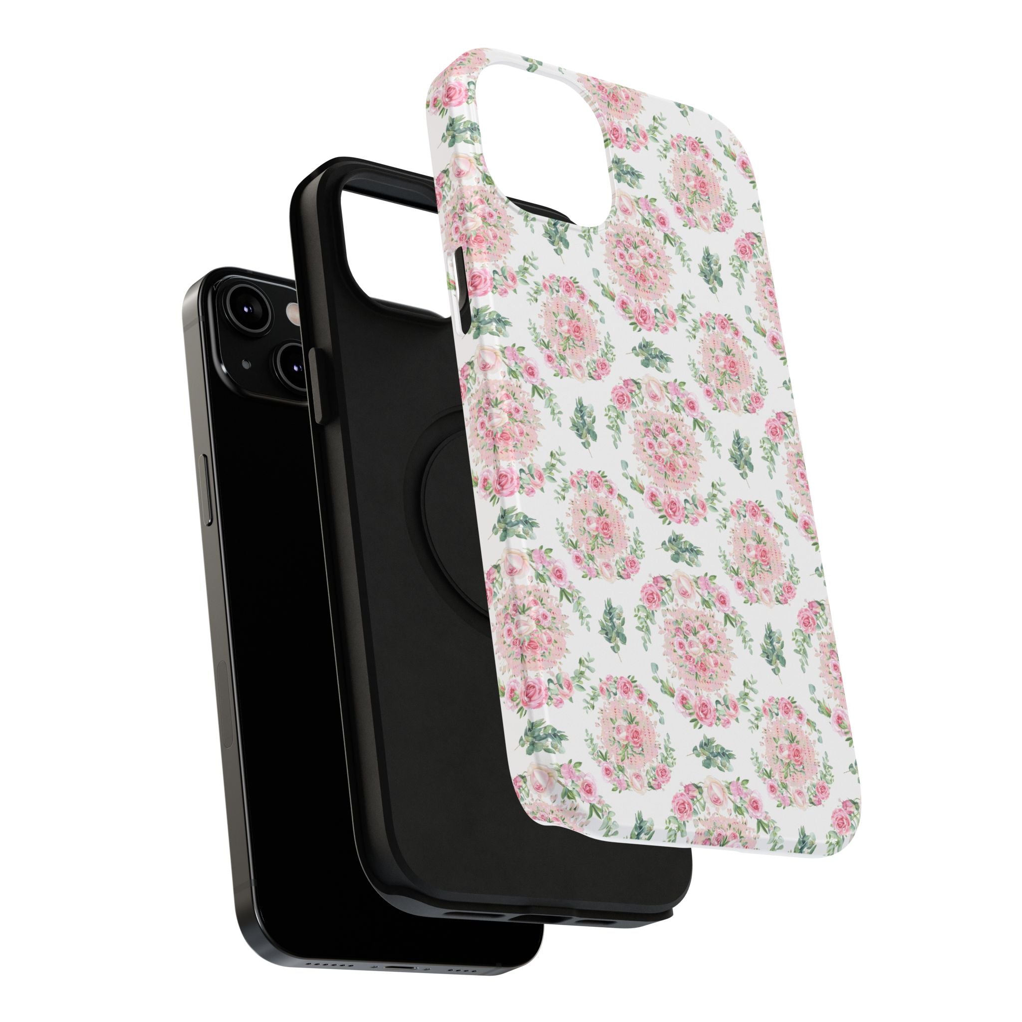Customizable: Floral Impact-Resistant Phone Case