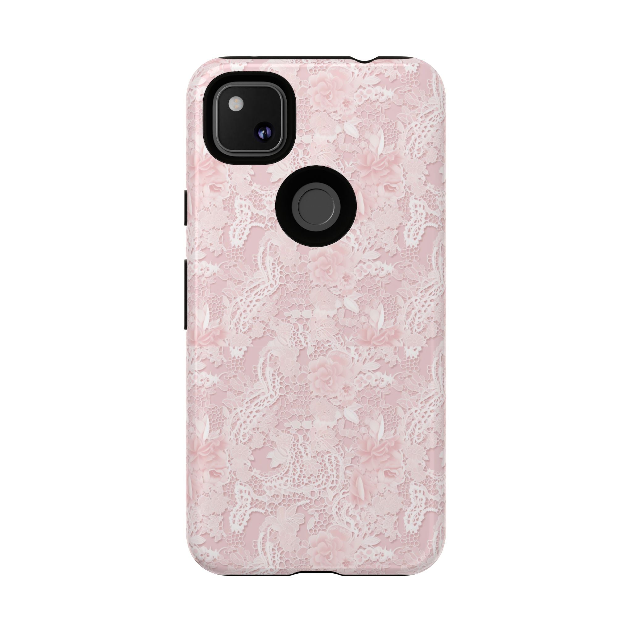 Customizable: Pink Floral Phone Case, Stylish Tough Cases, Unique Gift for Her, Cute Phone Accessories, Floral Tech Cover