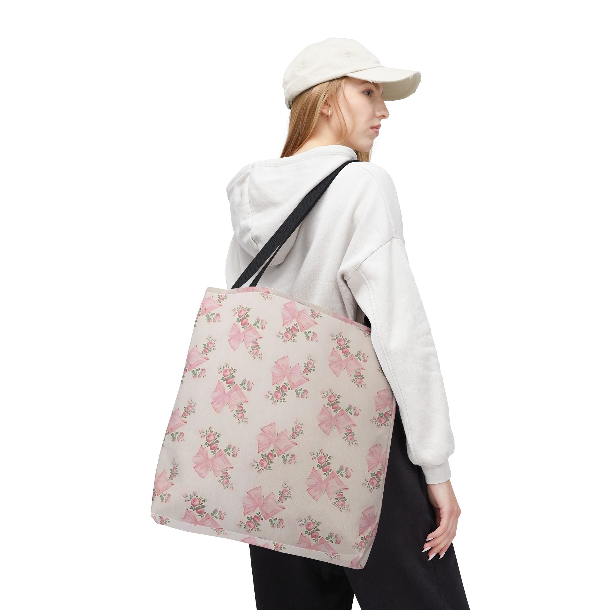 Customizable Tote Bag - Floral Whimsical Girly Aesthetic Design