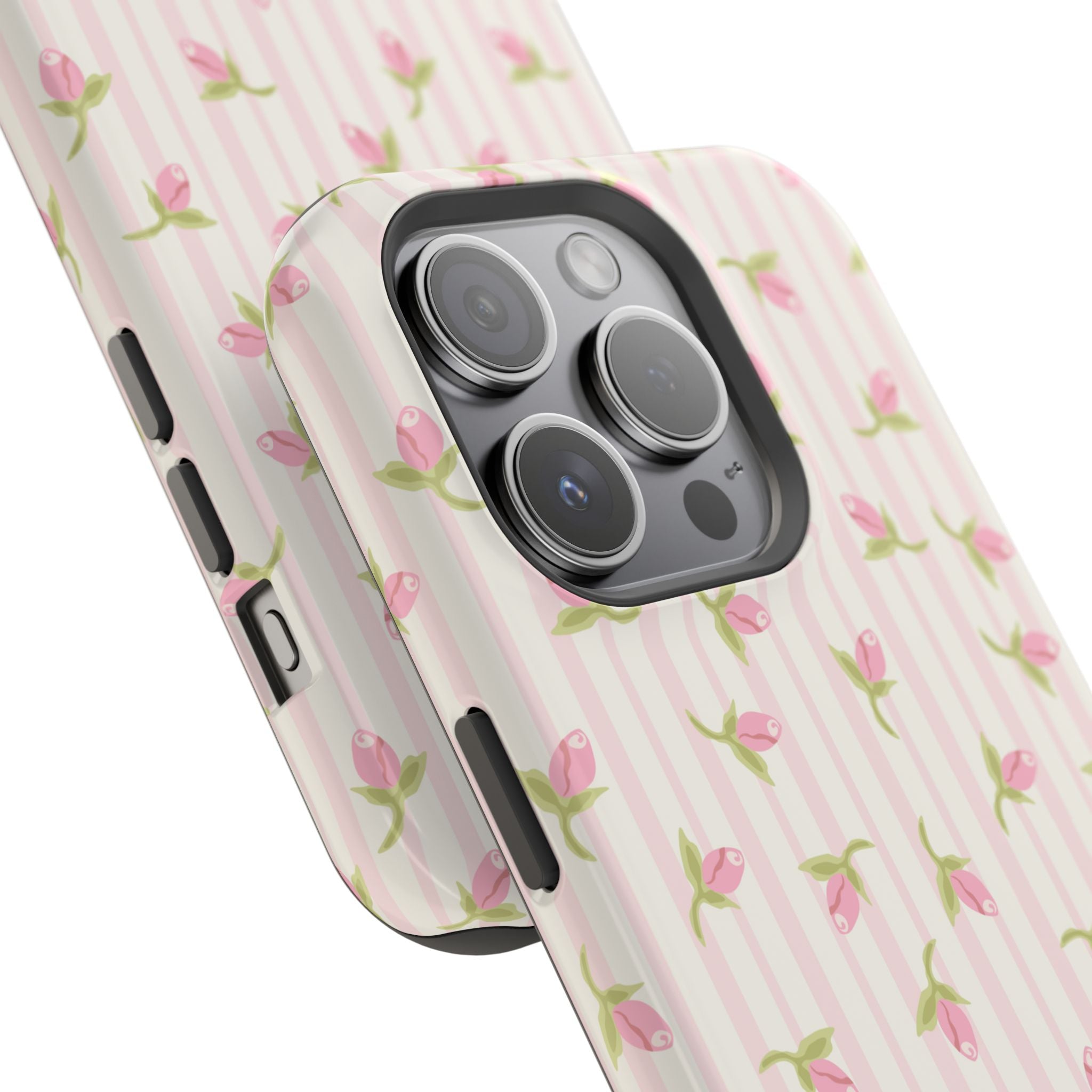 Customizable: Floral Impact-Resistant Phone Case