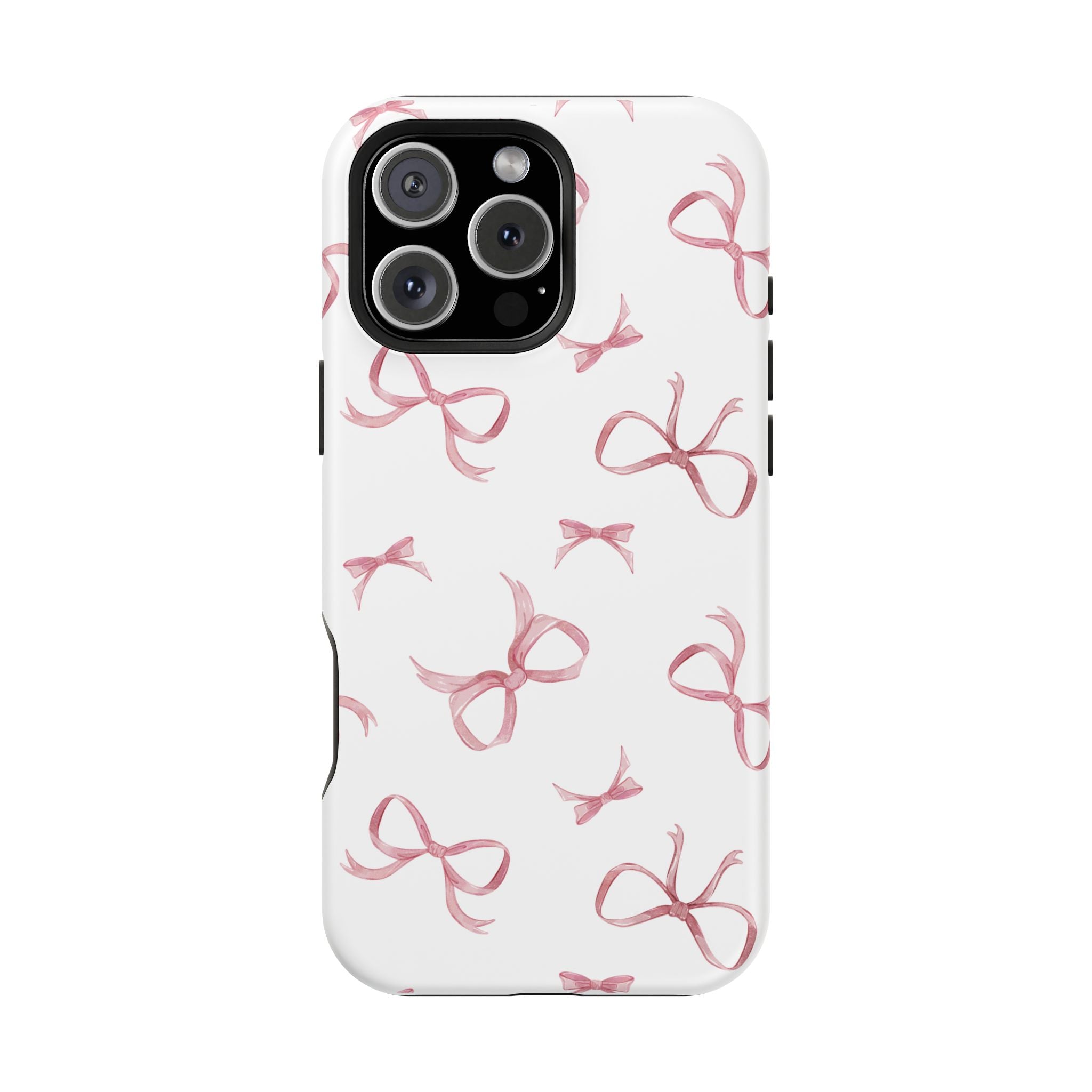Customizable: Coquette Bow Stylish Impact-Resistant Phone Case
