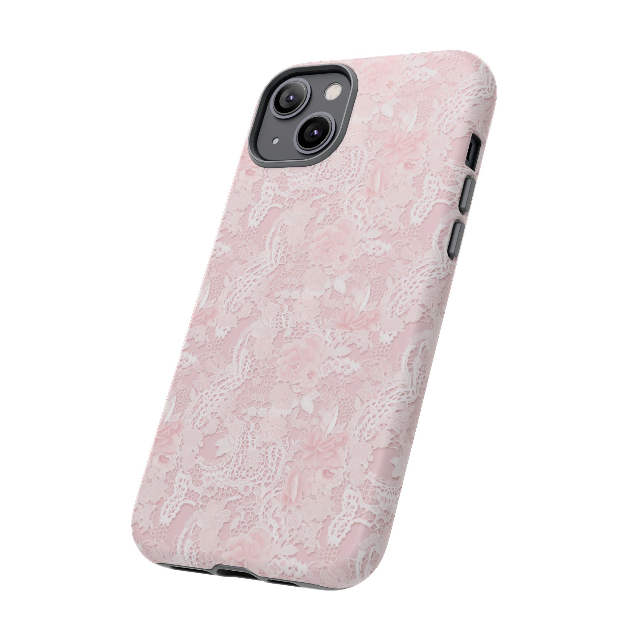 Customizable: Pink Floral Phone Case, Stylish Tough Cases, Unique Gift for Her, Cute Phone Accessories, Floral Tech Cover