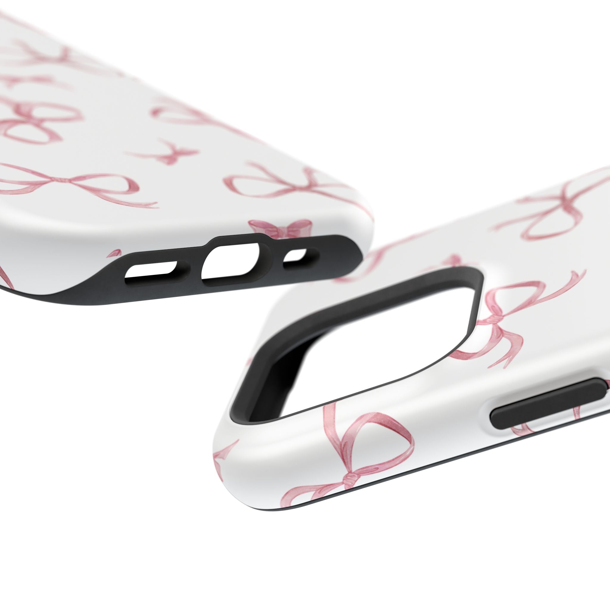 Customizable: Coquette Bow Stylish Impact-Resistant Phone Case